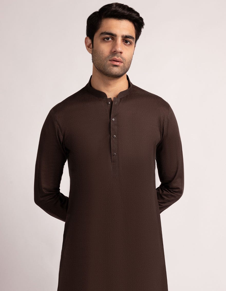 brown-cotton-casual-kurta-jjthka50391