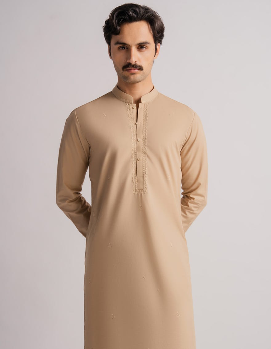 khaki-cotton-formal-kurta-trousers-jjkpa50606
