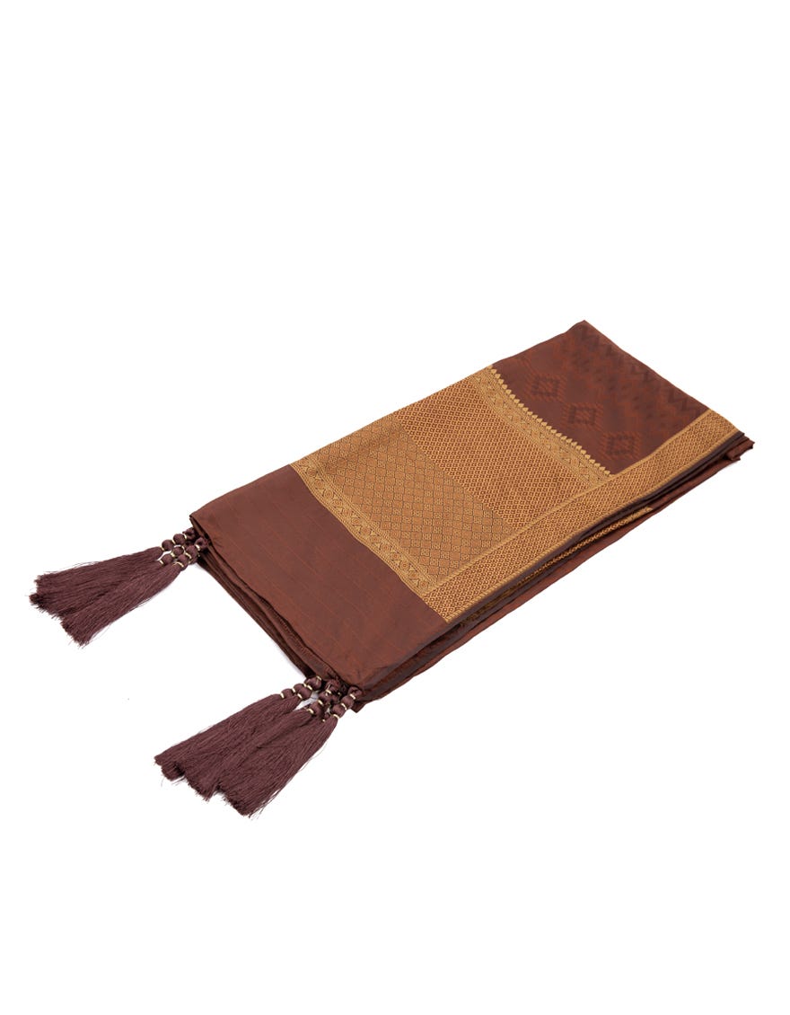 JJID-SHAWL/S20/JJ6720 - Chocolate Brown