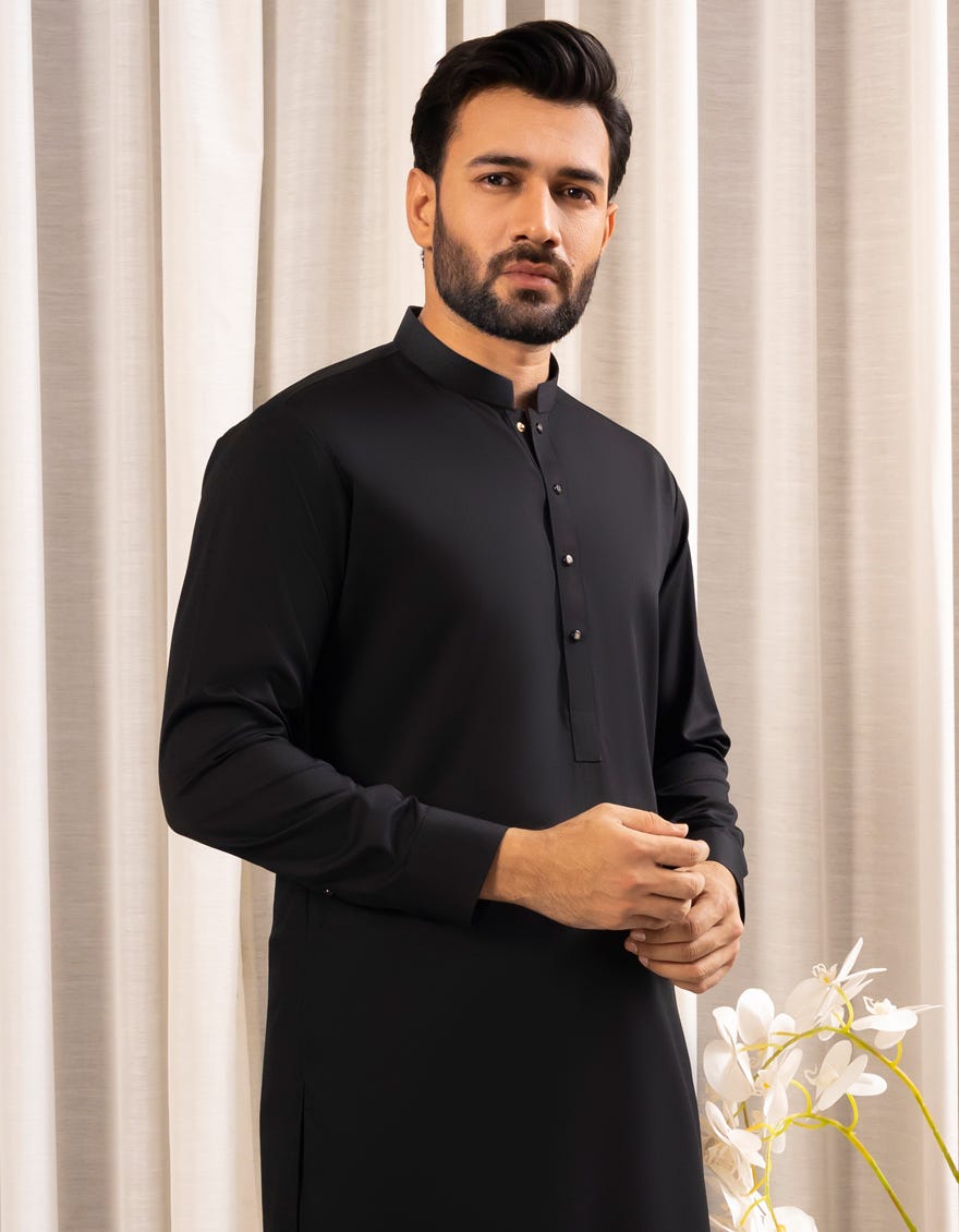 BLACK SIGNATURE KAMEEZ SHALWAR | JJKS-A-80009
