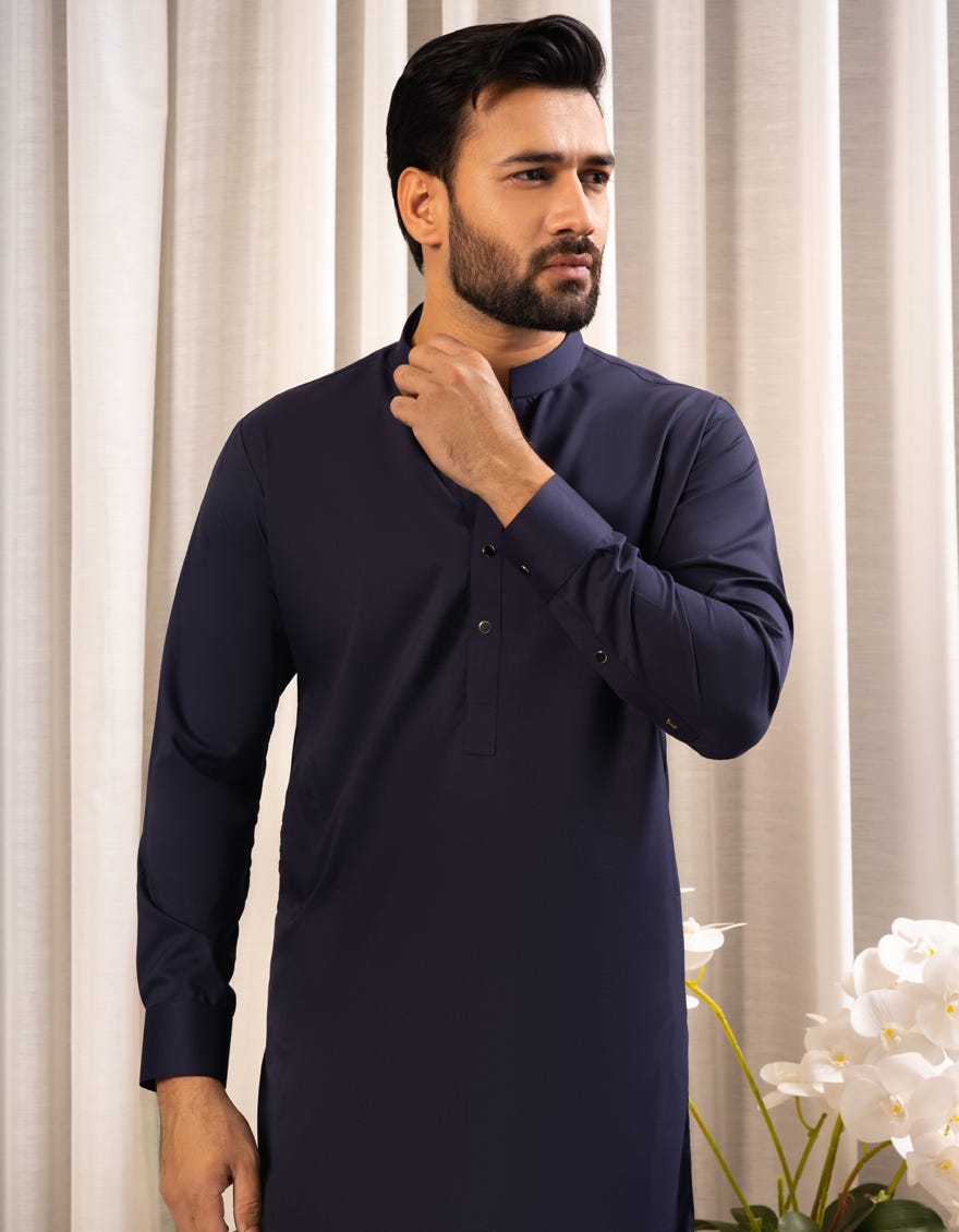 BLUE SIGNATURE KAMEEZ SHALWAR | JJKS-A-80010