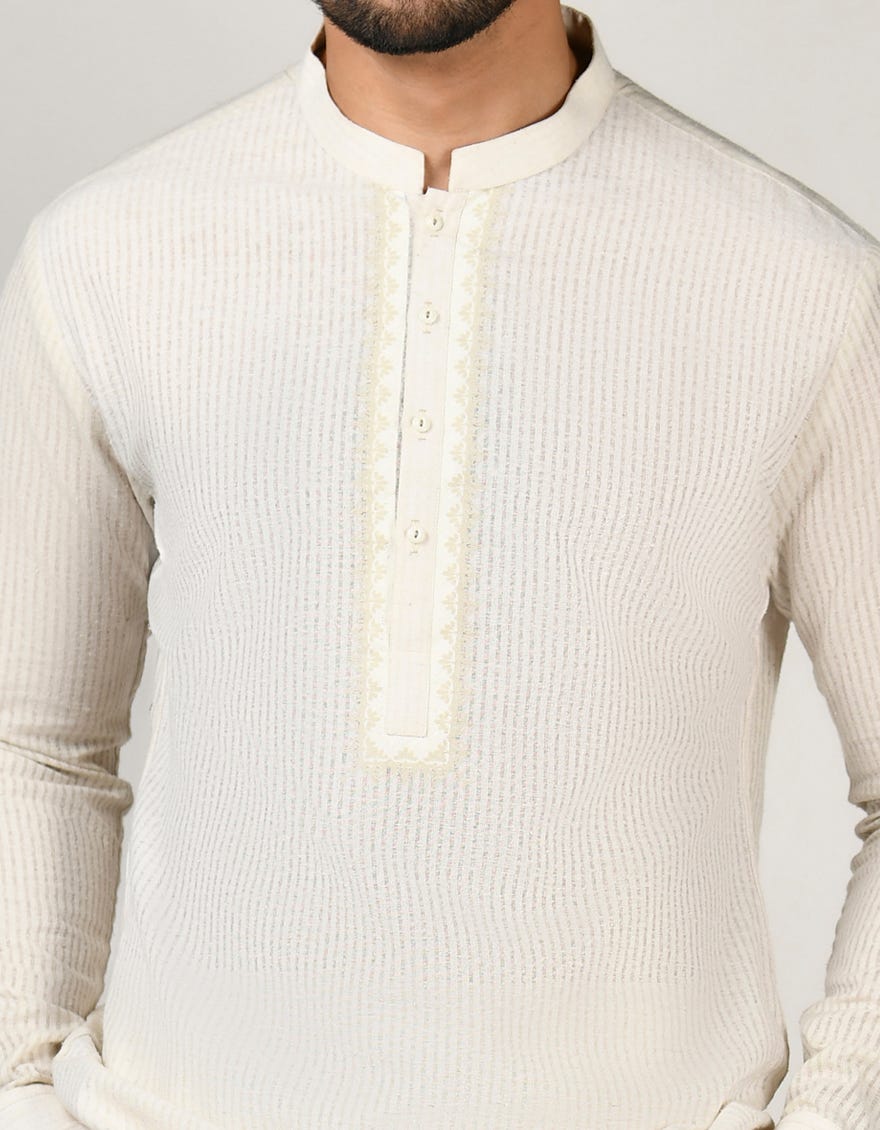 Green Cotton Men's Kurta Pajama | Jjkp-A-90389