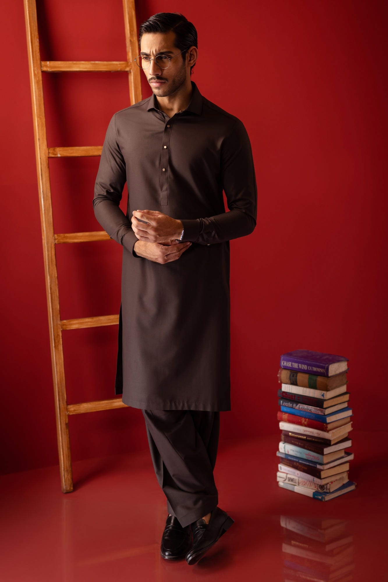 antalya-coffee-brown-kameez-shalwar