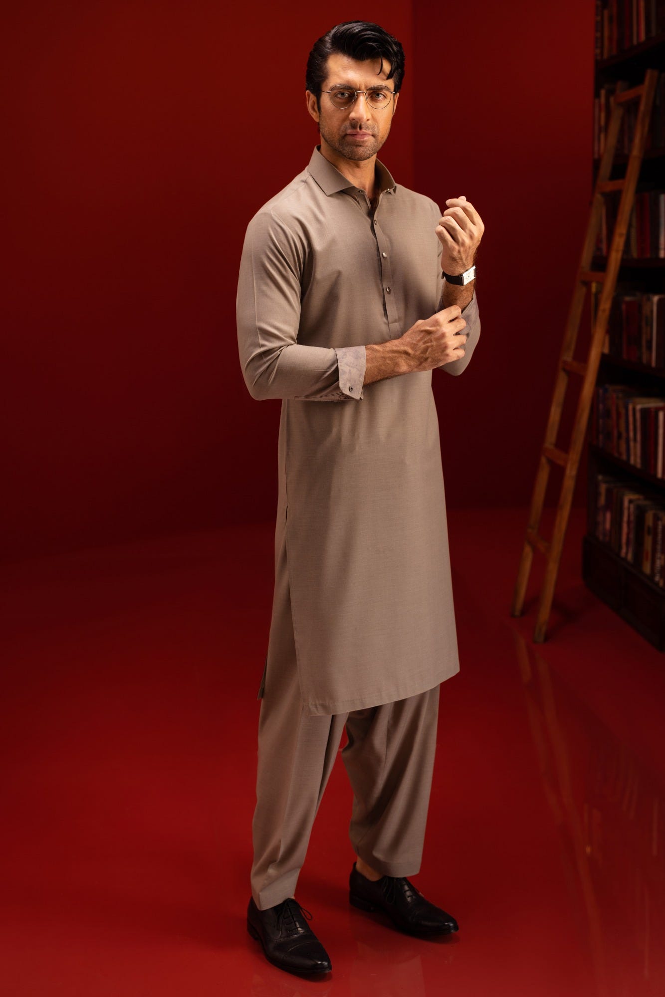 baku-brown-kameez-shalwar