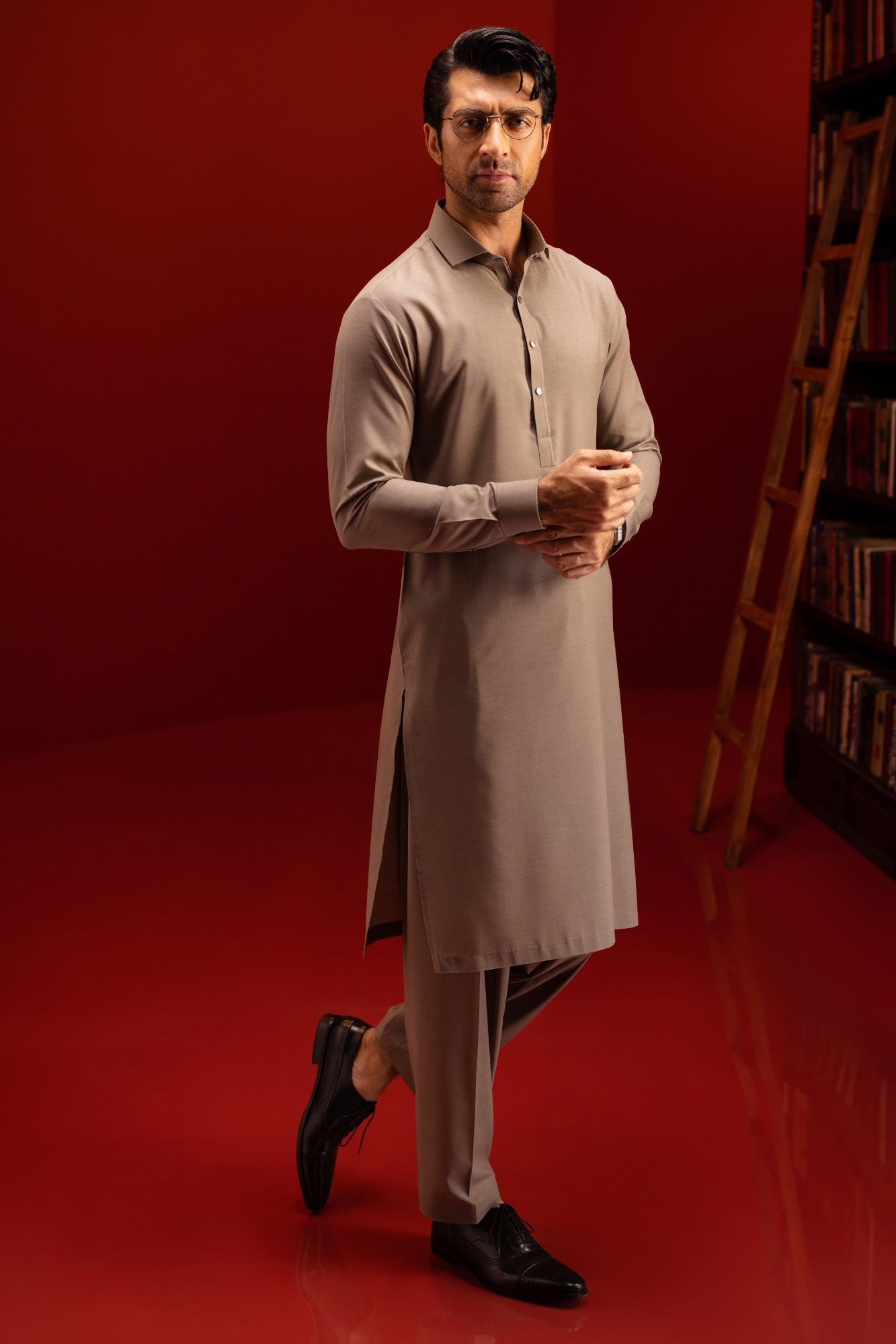 baku-brown-kameez-shalwar
