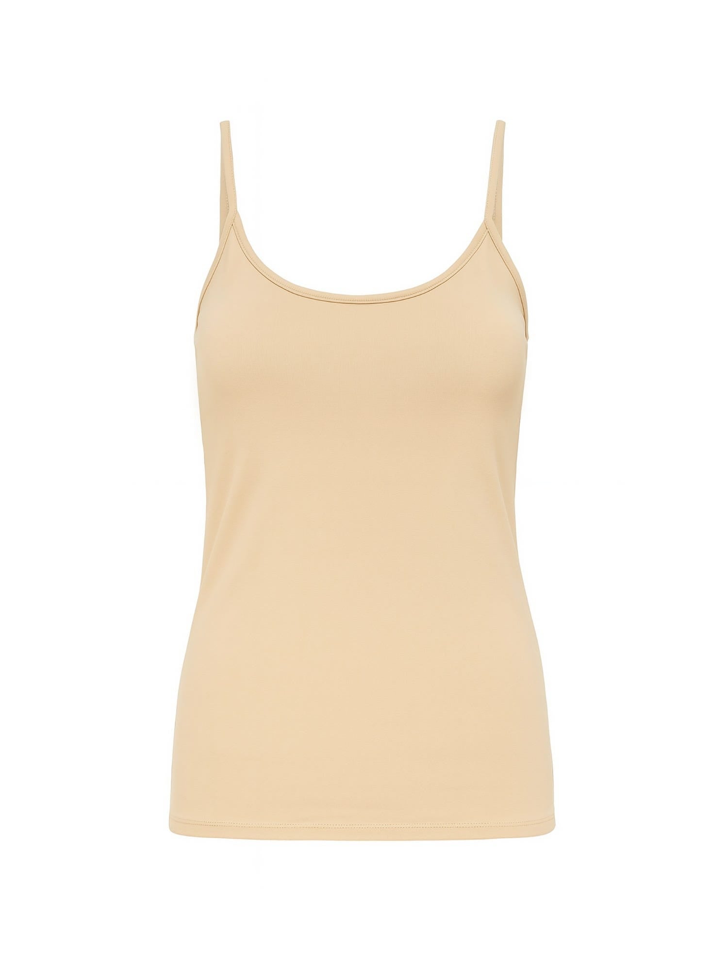 beige-lycra-jersey-tank-top