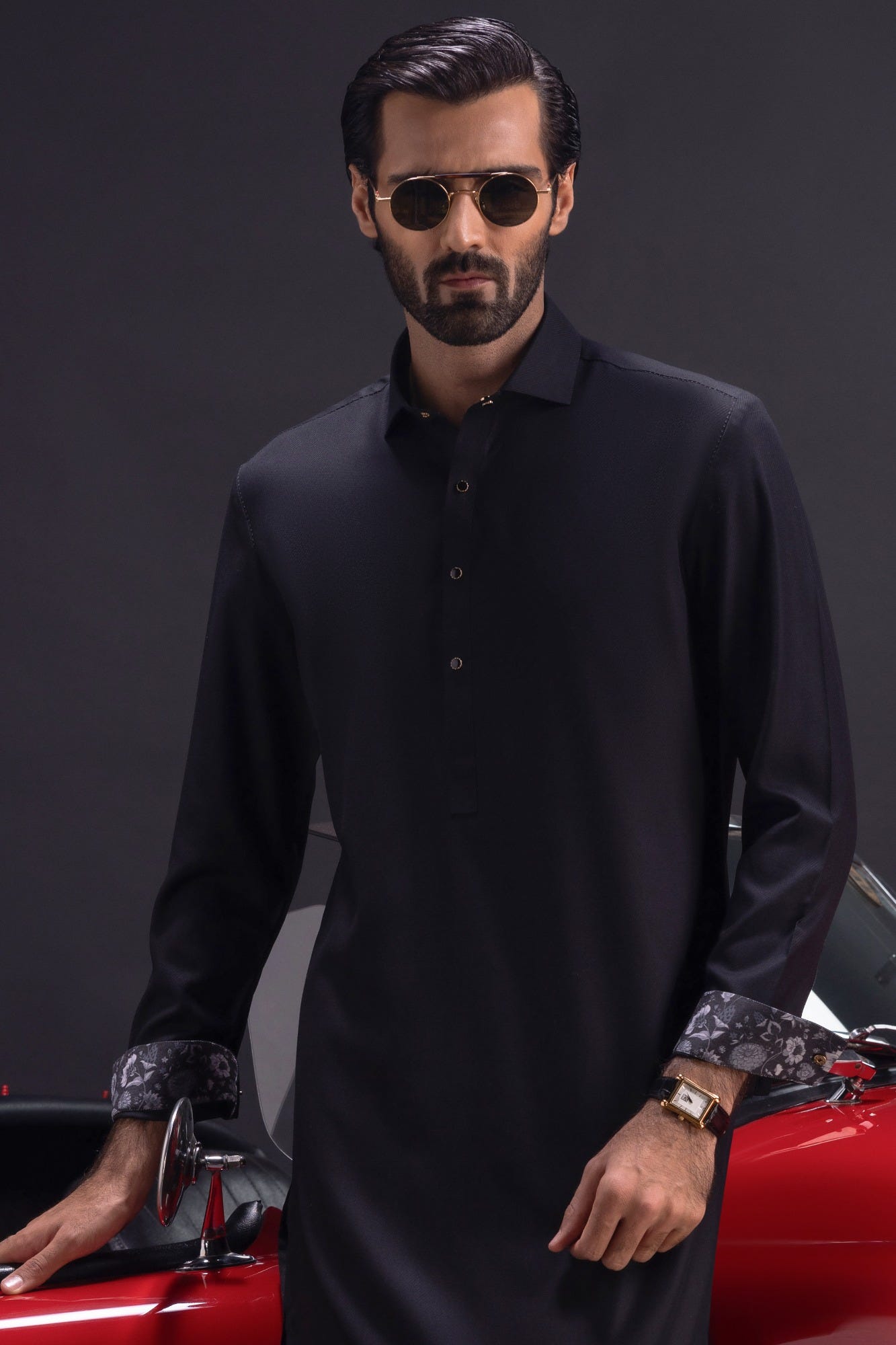 belarus-black-blended-kameez-shalwar
