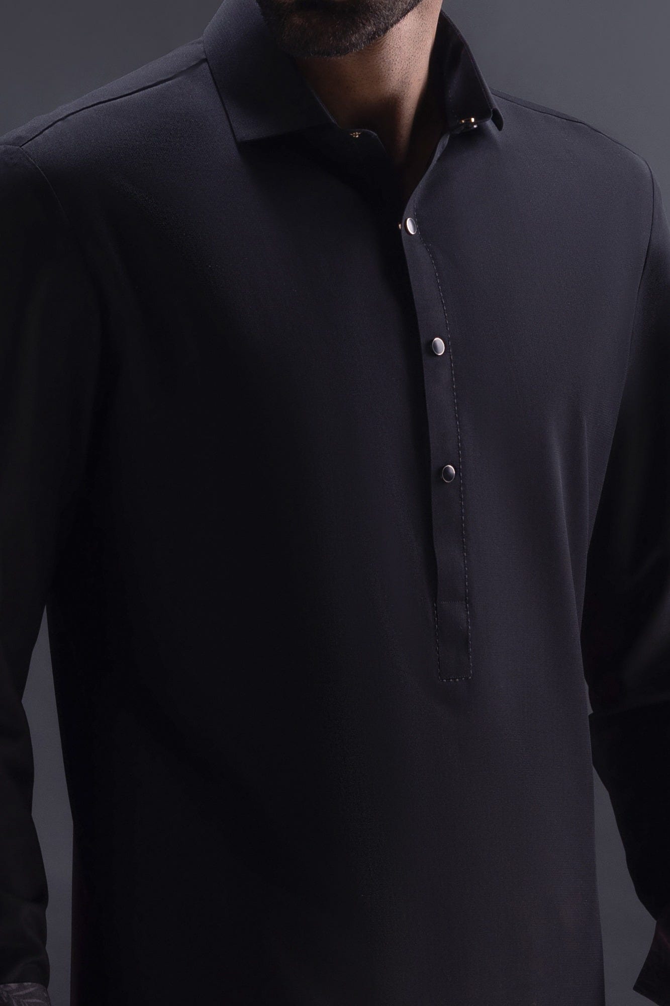st-louis-black-blended-kameez-shalwar