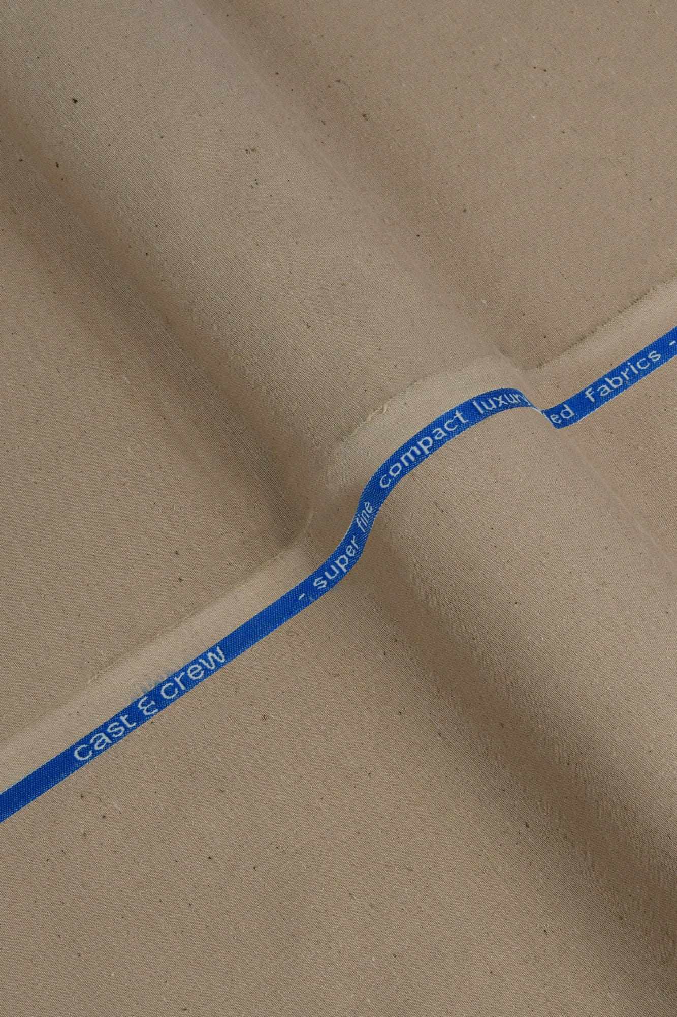 BRAZIL - BEIGE BLENDED UNSTITCHED KAMEEZ SHALWAR FABRIC