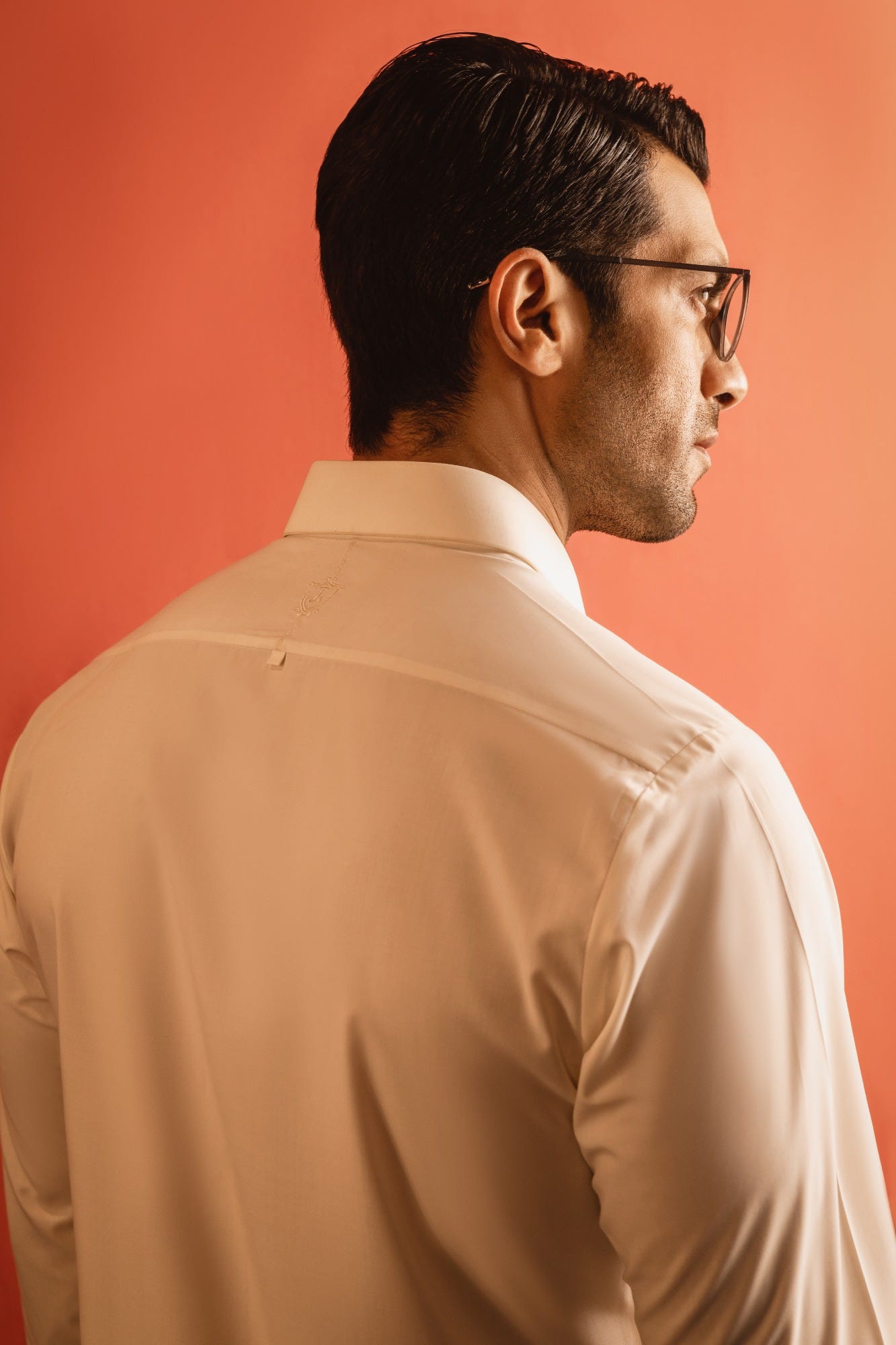 CAIRO - OFF WHITE BLENDED KAMEEZ SHALWAR