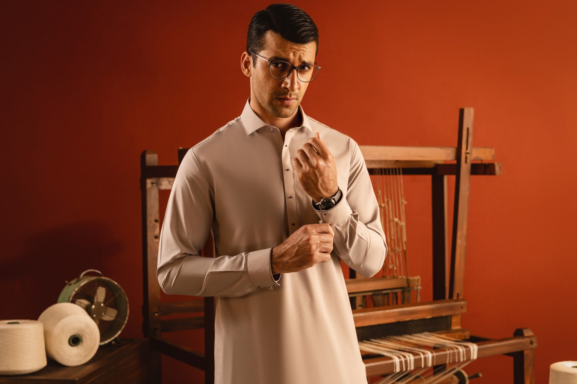 CAIRO - SAND BLENDED KAMEEZ SHALWAR
