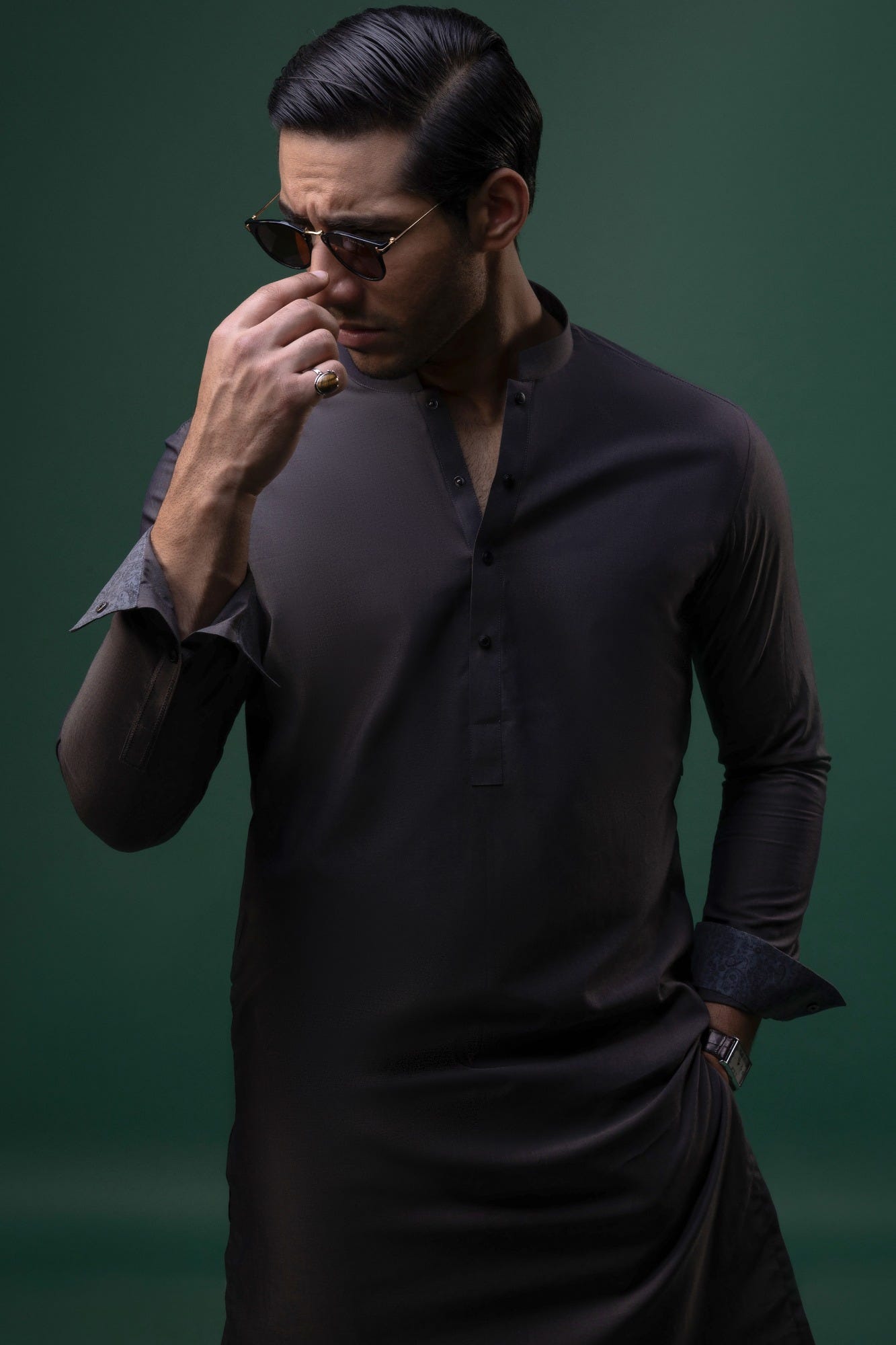 CALIFORNIA - GREY COTTON KURTA TROUSER