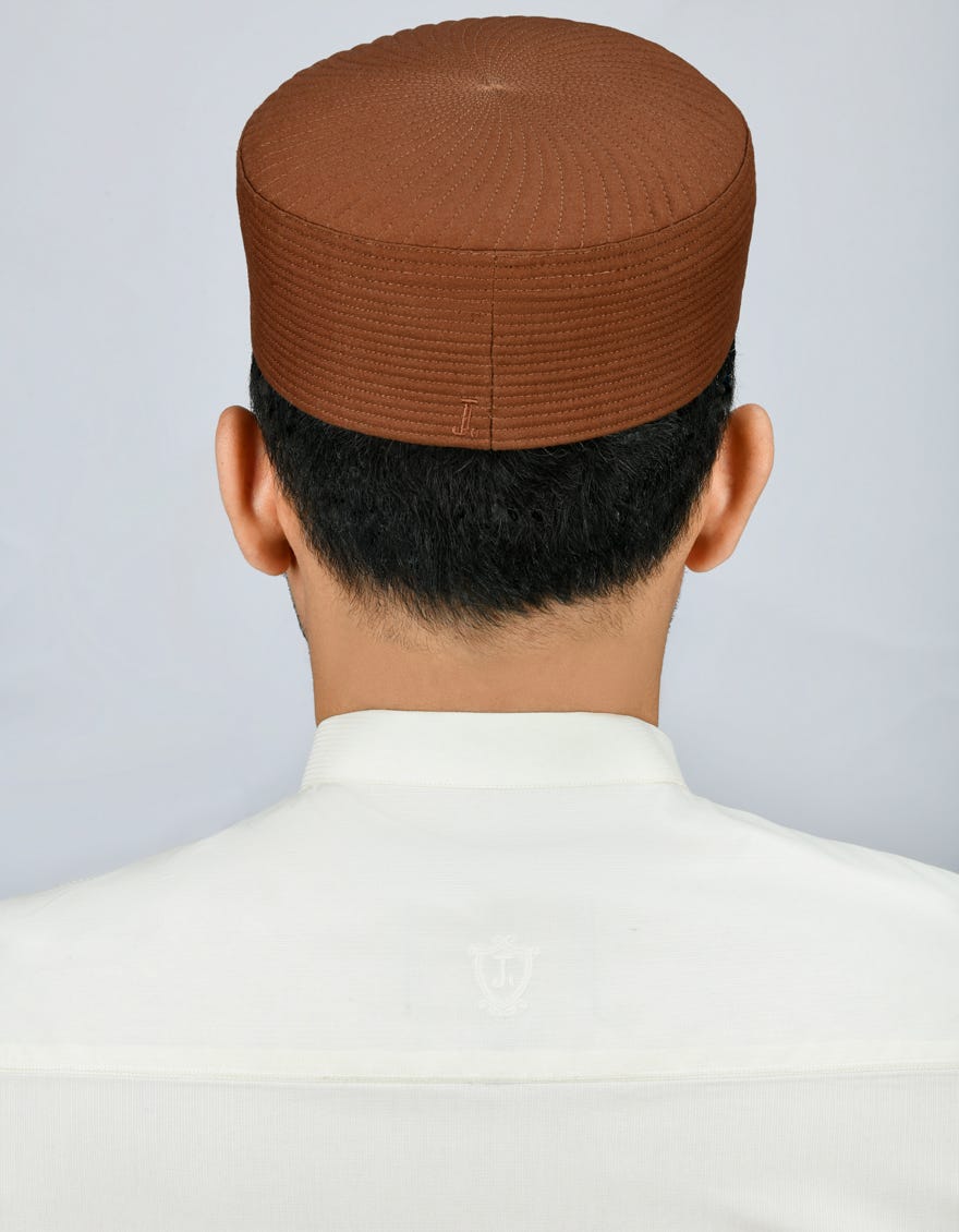 Brown Blended Men Cap | Jj-Men Cap-0002-R106