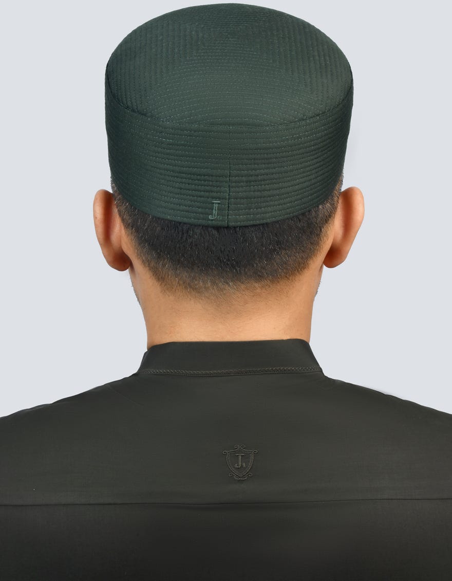 Green Blended Men Cap | Jj-Cap-0006-R29
