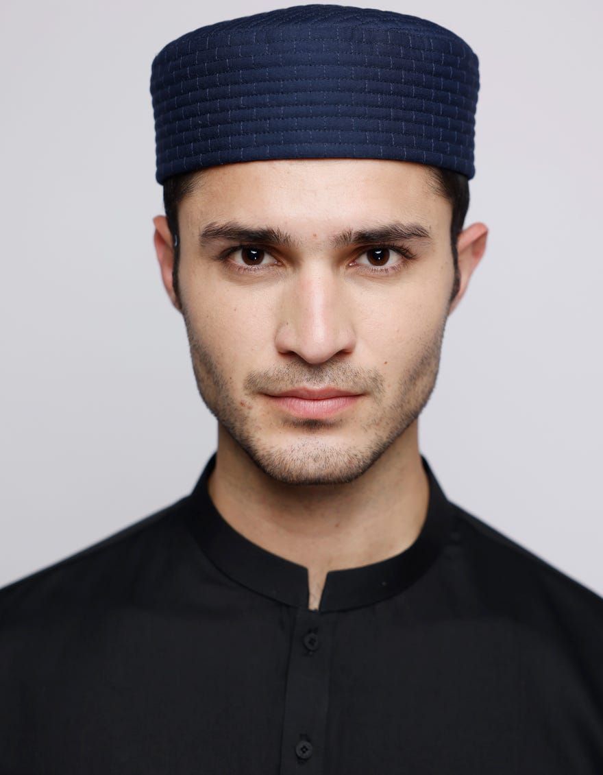 BLUE BLENDED MEN CAP | JJ-CAP-0026-R23