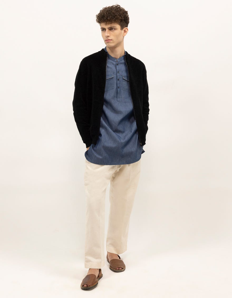 jupiter-c-black-cardigan-zipdown-mockneck-sweater-ccswt0084