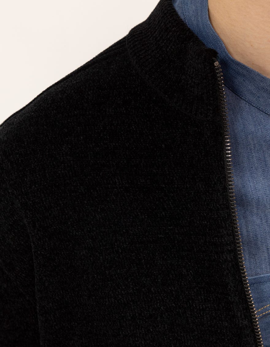 jupiter-c-black-cardigan-zipdown-mockneck-sweater-ccswt0084