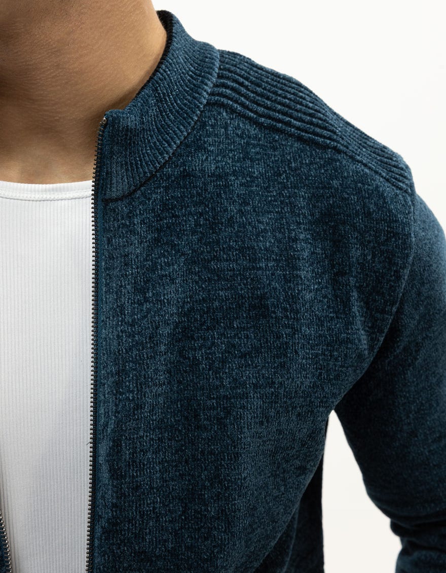 jupiter-c-blue-cardigan-zipdown-mockneck-sweater-ccswt0085