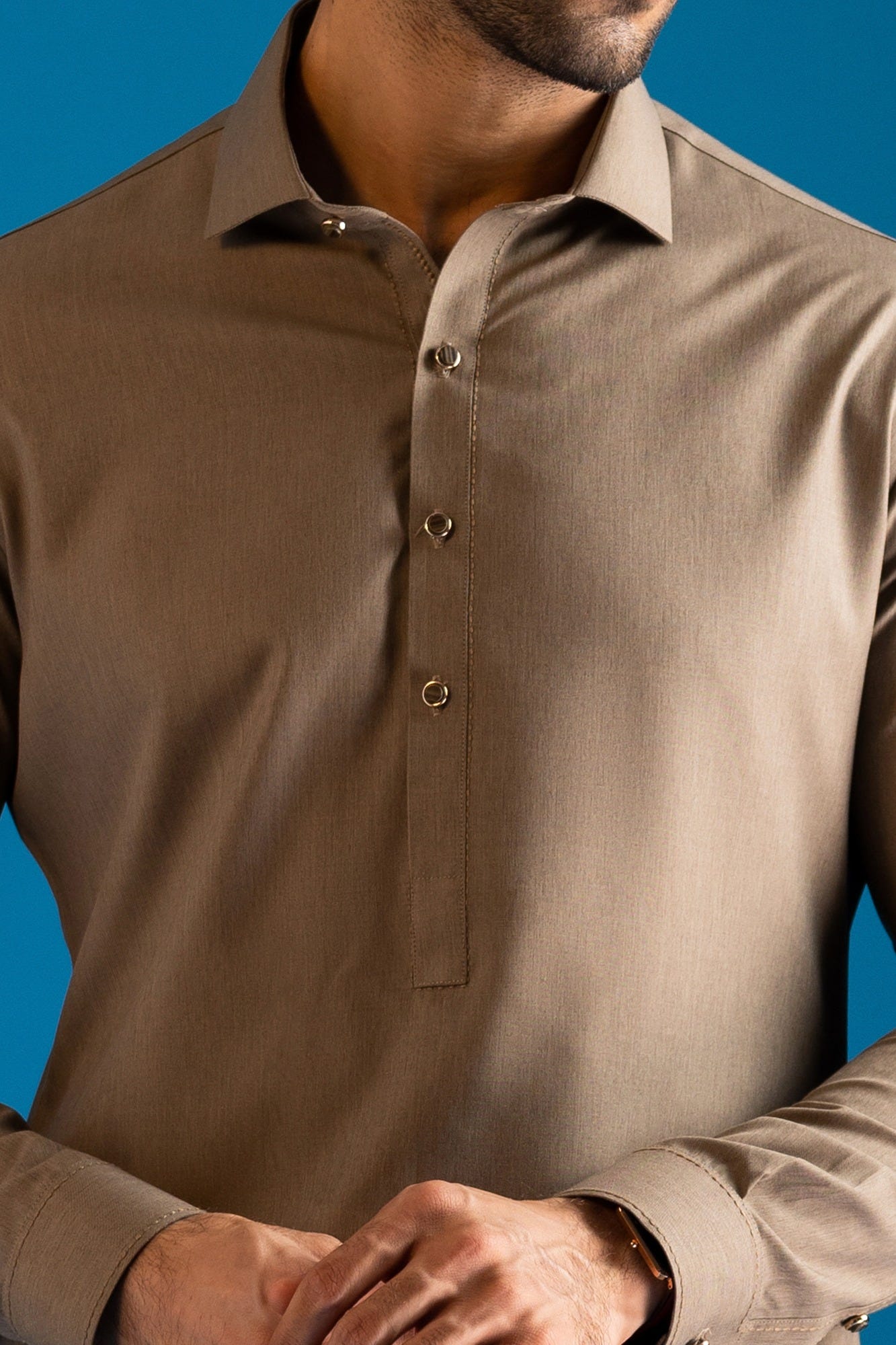 SWITZERLAND - SAND BLENDED KAMEEZ SHALWAR