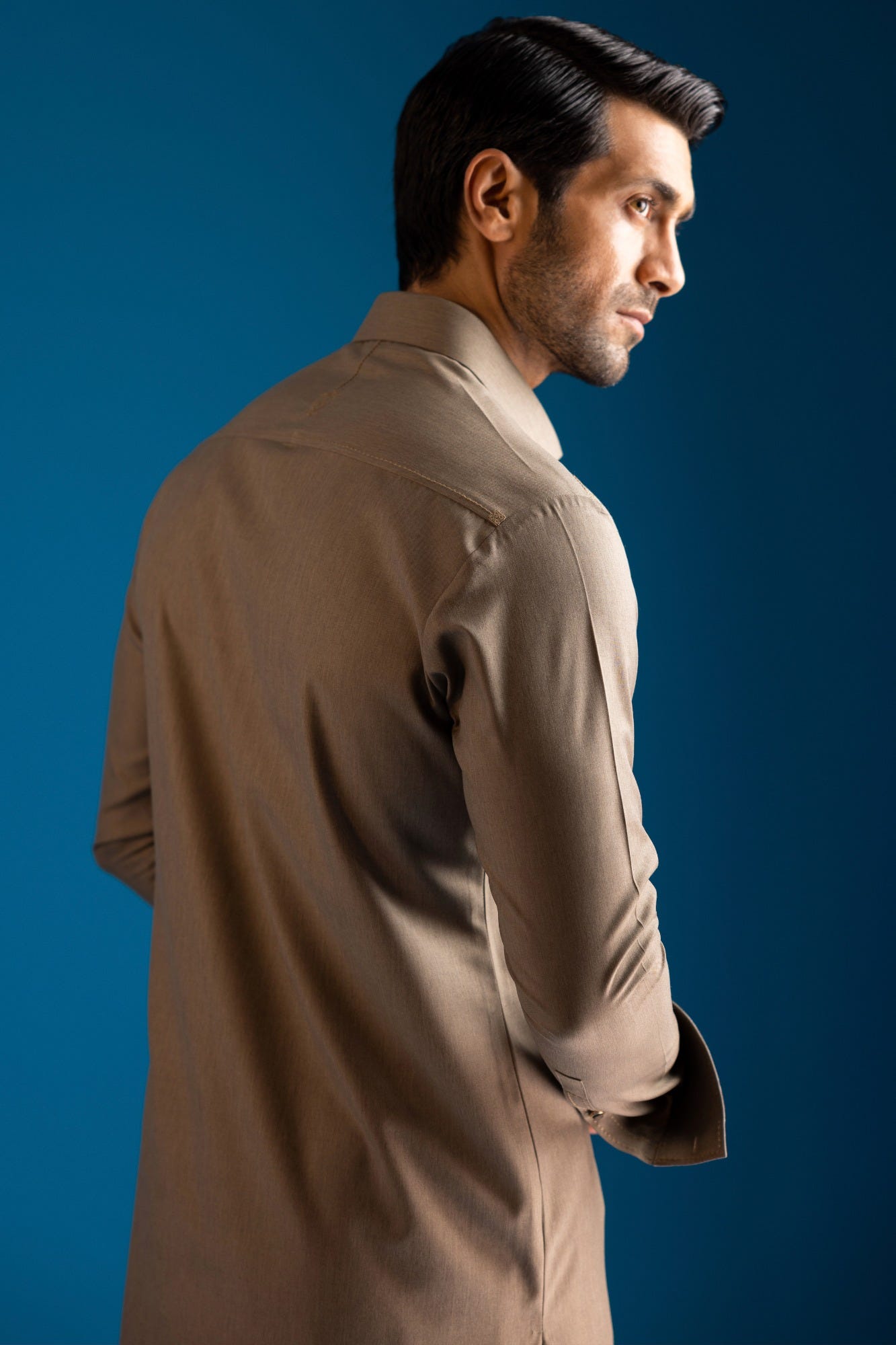 SWITZERLAND - SAND BLENDED KAMEEZ SHALWAR