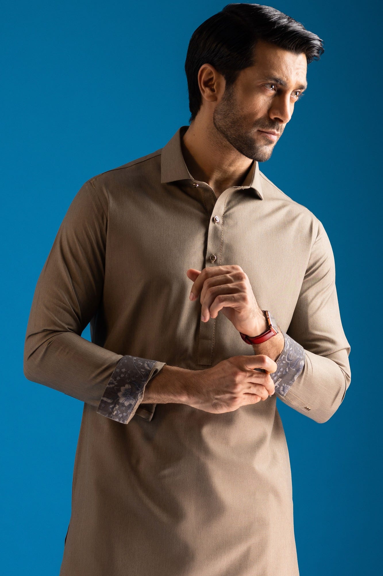 SWITZERLAND - SAND BLENDED KAMEEZ SHALWAR