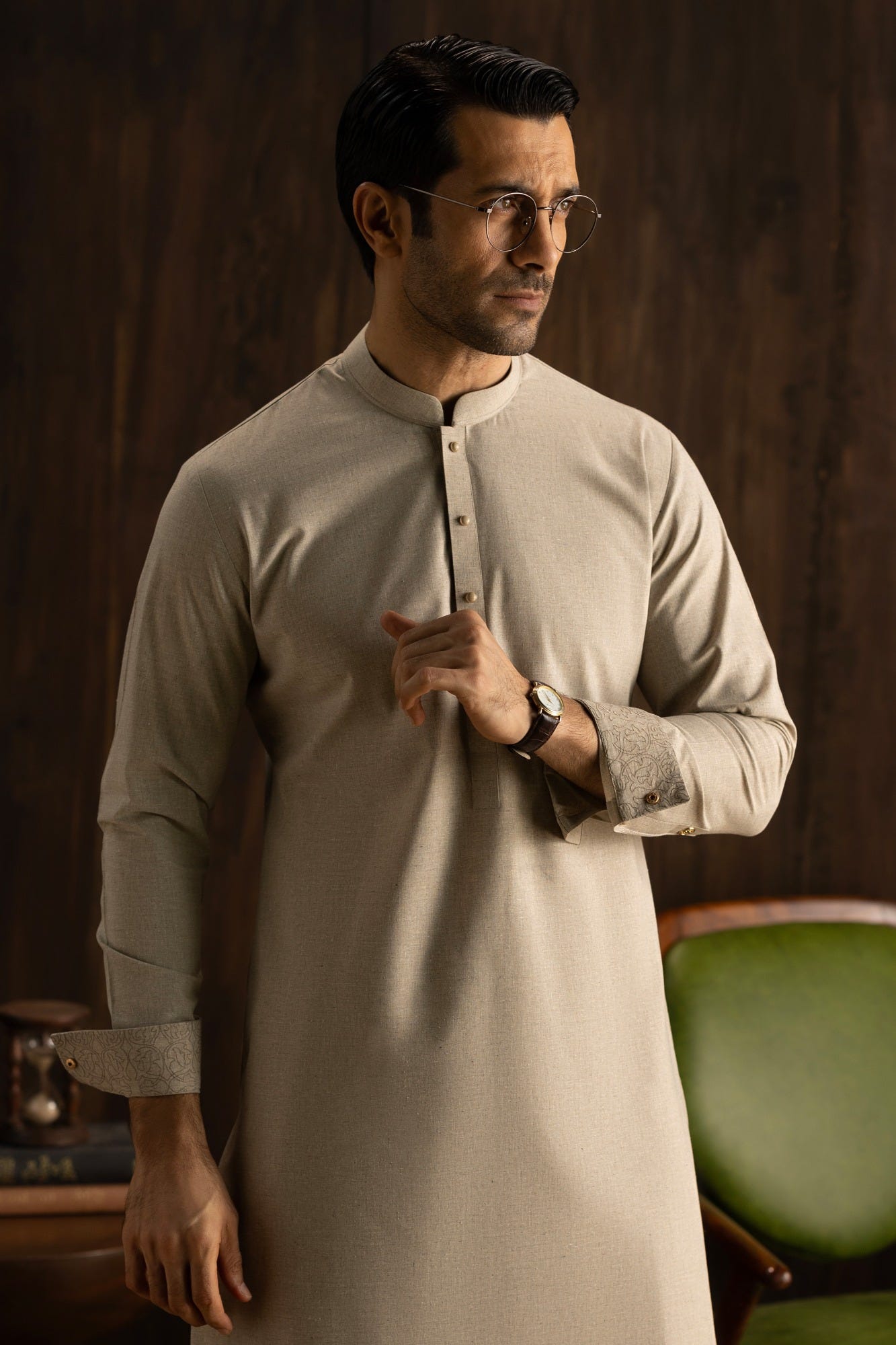 MARKEN - BEIGE EXCLUSIVE KAMEEZ SHALWAR