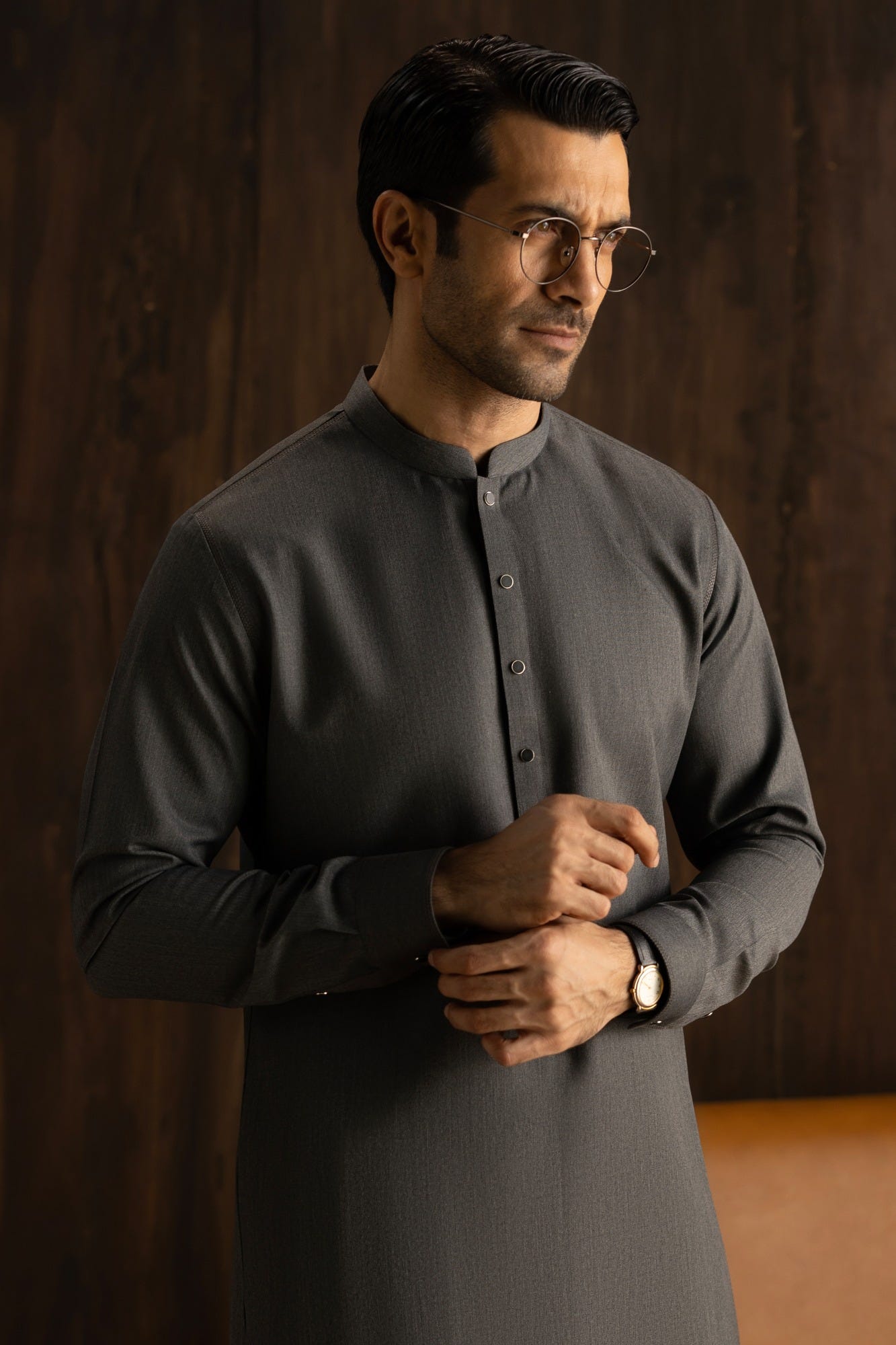 LISMORE - CHARCOAL EXCLUSIVE KAMEEZ SHALWAR