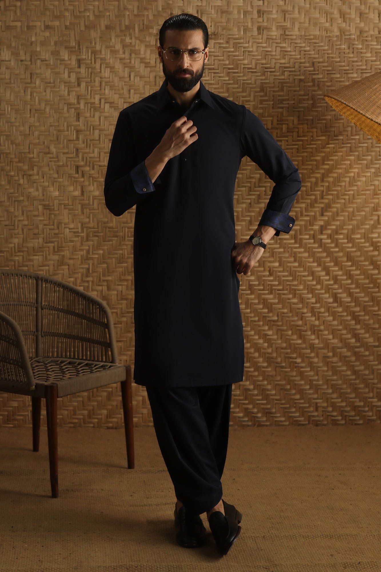 VAASA - NAVY EXCLUSIVE KAMEEZ SHALWAR