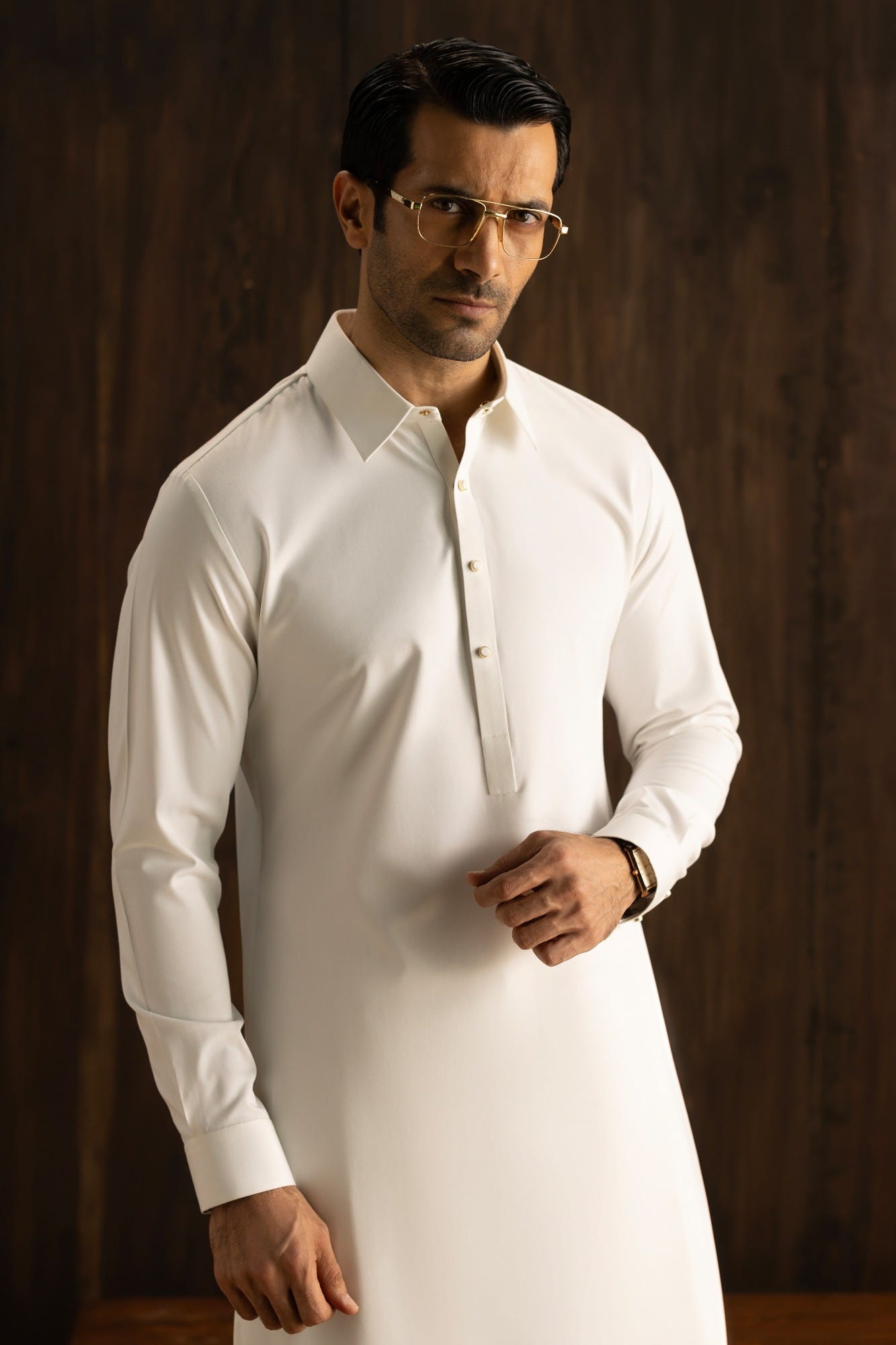 MALMO - OPTICAL WHITE EXCLUSIVE KAMEEZ SHALWAR