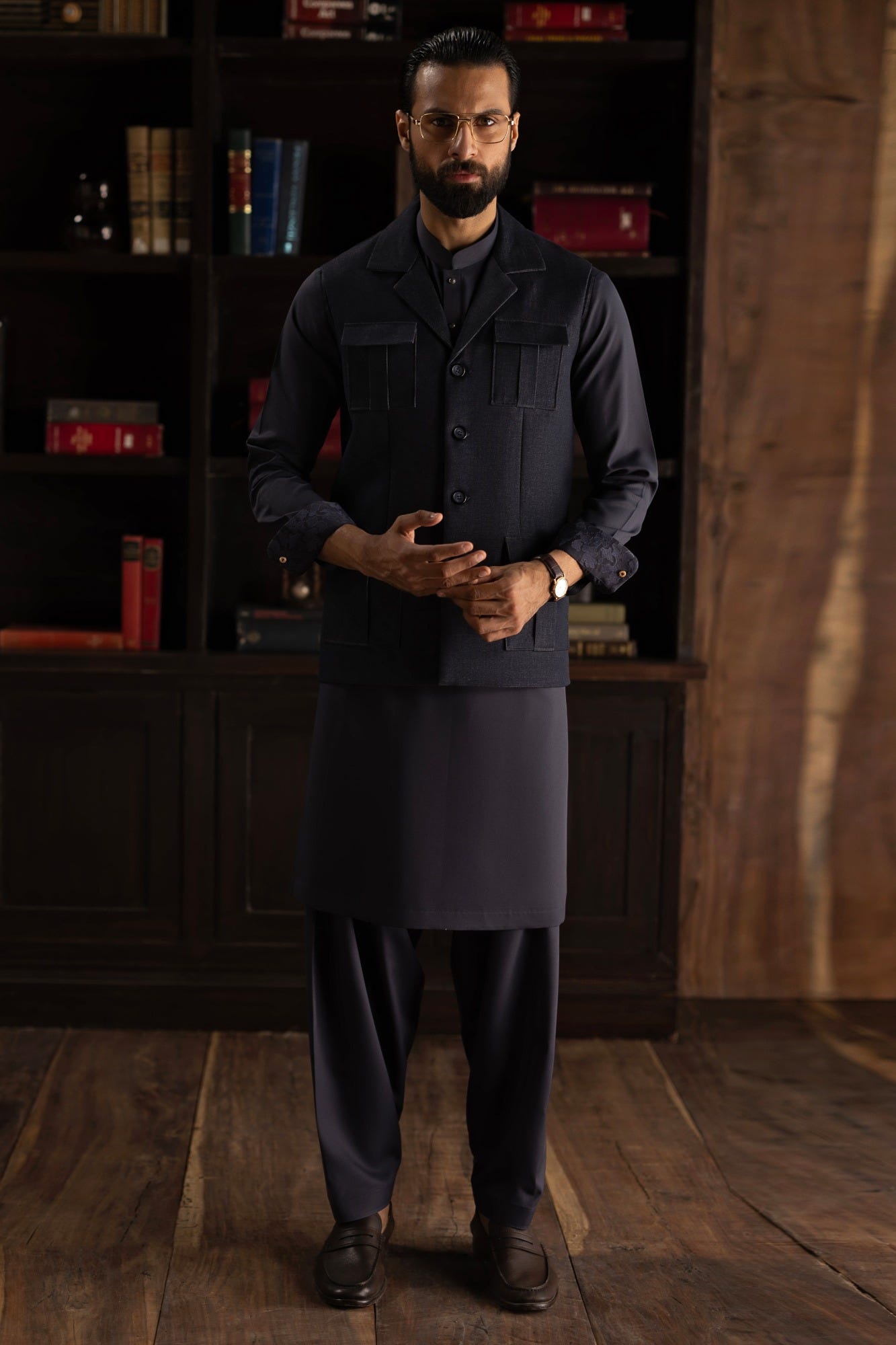 LISMORE - PURPLE GREY EXCLUSIVE KAMEEZ SHALWAR