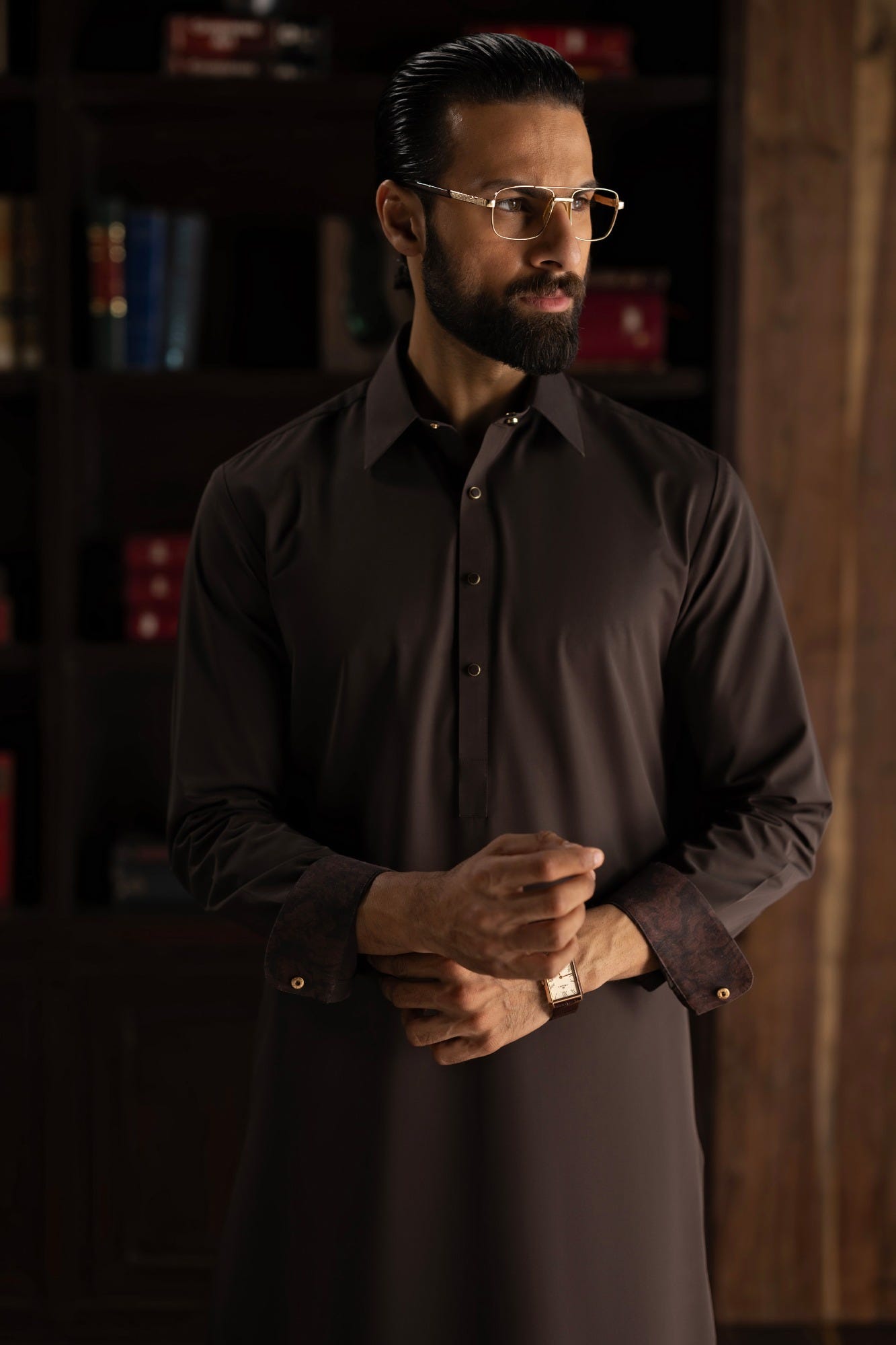 VAASA - CHOCOLATE EXCLUSIVE KAMEEZ SHALWAR