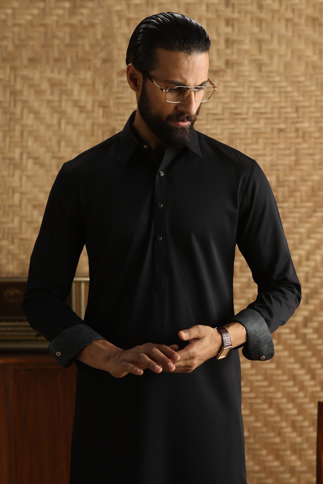 MALMO - BLACK EXCLUSIVE KAMEEZ SHALWAR