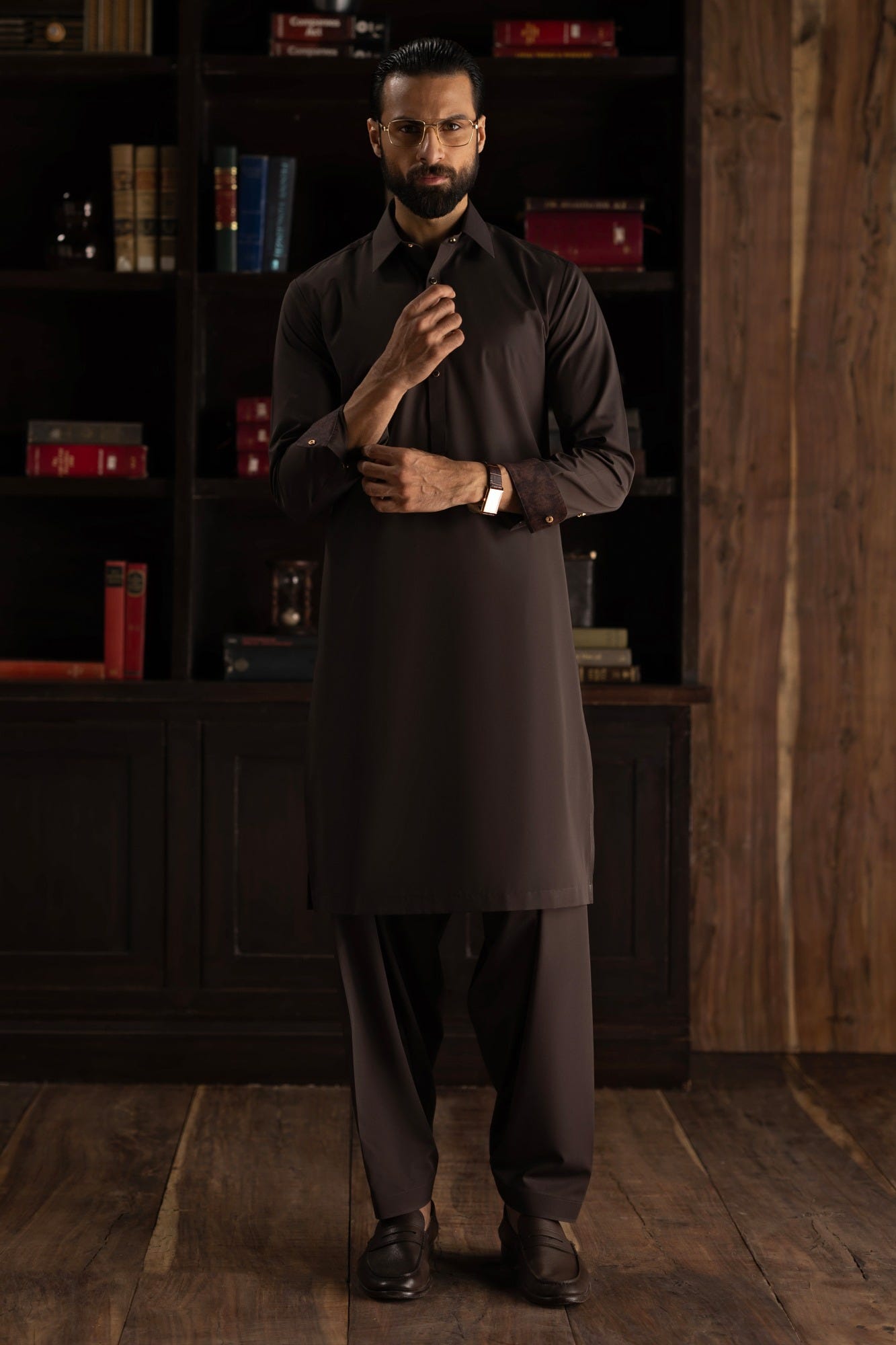 VAASA - CHOCOLATE EXCLUSIVE KAMEEZ SHALWAR