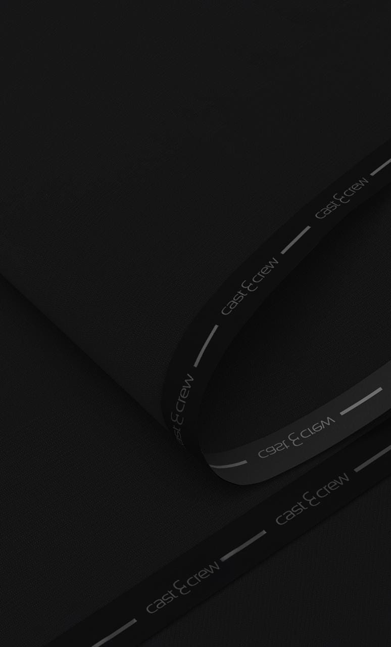 Benghazt Black - Blended Unstitched Kameez Shalwar Fabric