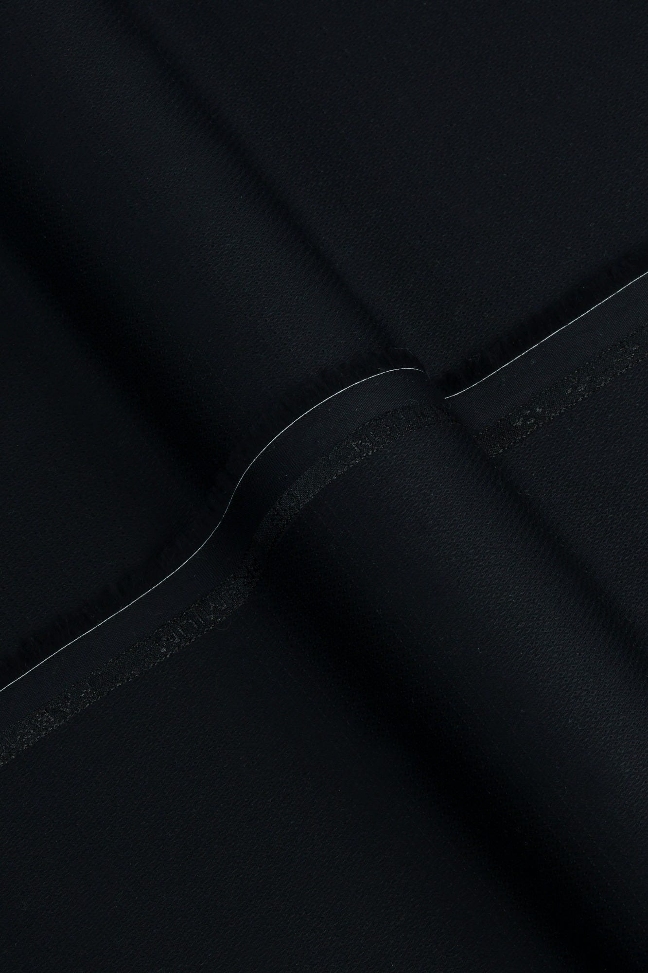 BRAZIL - BLACK COTTON UNSTITCHED KAMEEZ SHALWAR FABRIC