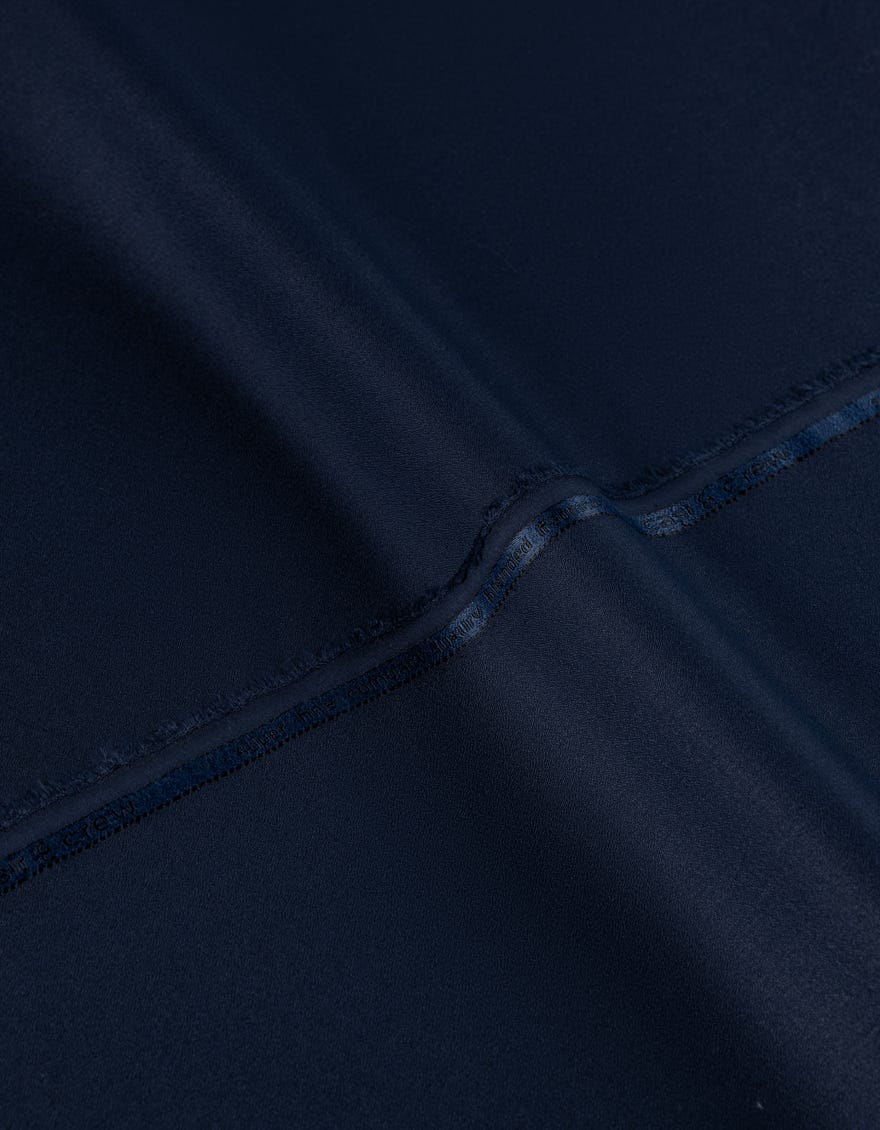 NAIROBO - NAVY BLENDED UNSTITCHED KAMEEZ SHALWAR FABRIC