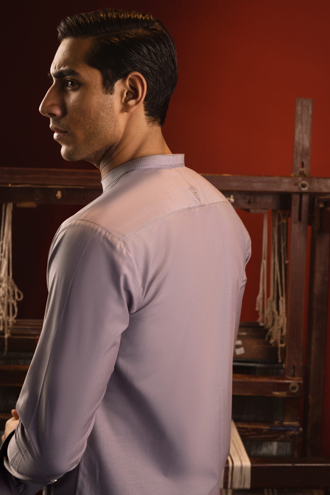 FINLAND - TEA PINK COTTON KURTA TROUSER