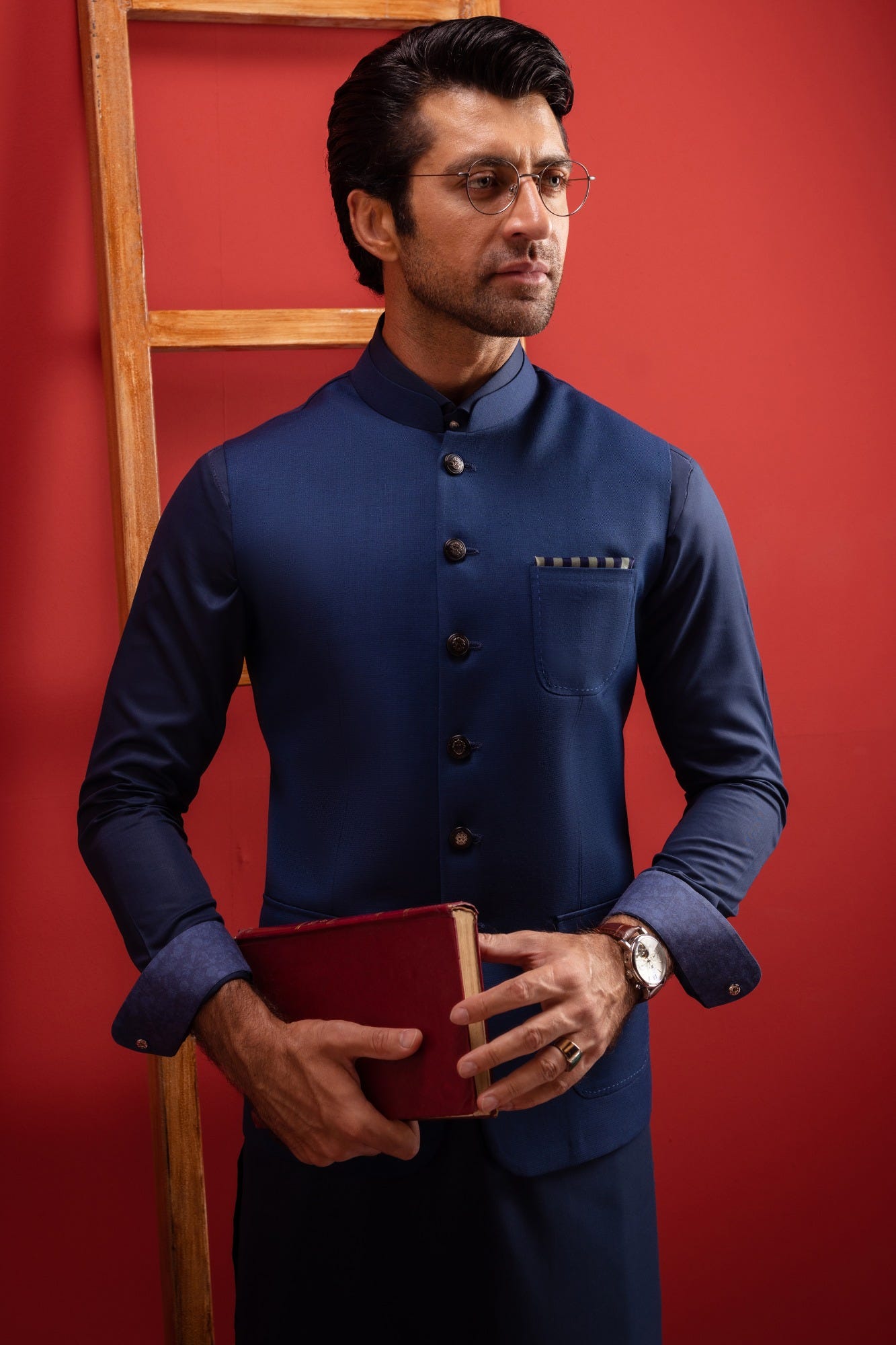 georgia-marled-blue-blended-kameez-shalwar