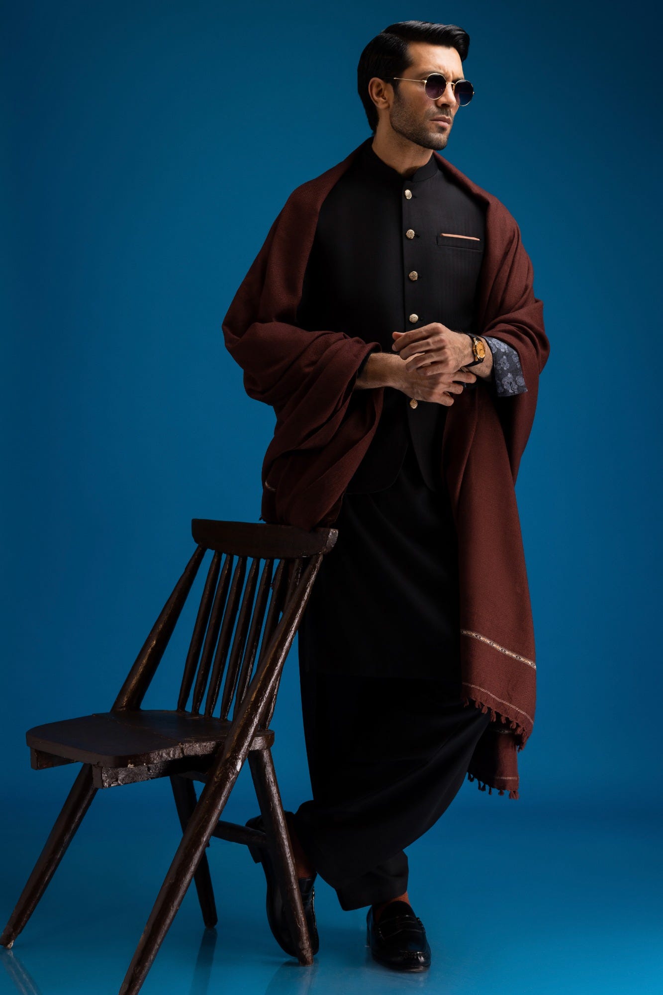 istanbul-black-blended-kameez-shalwar