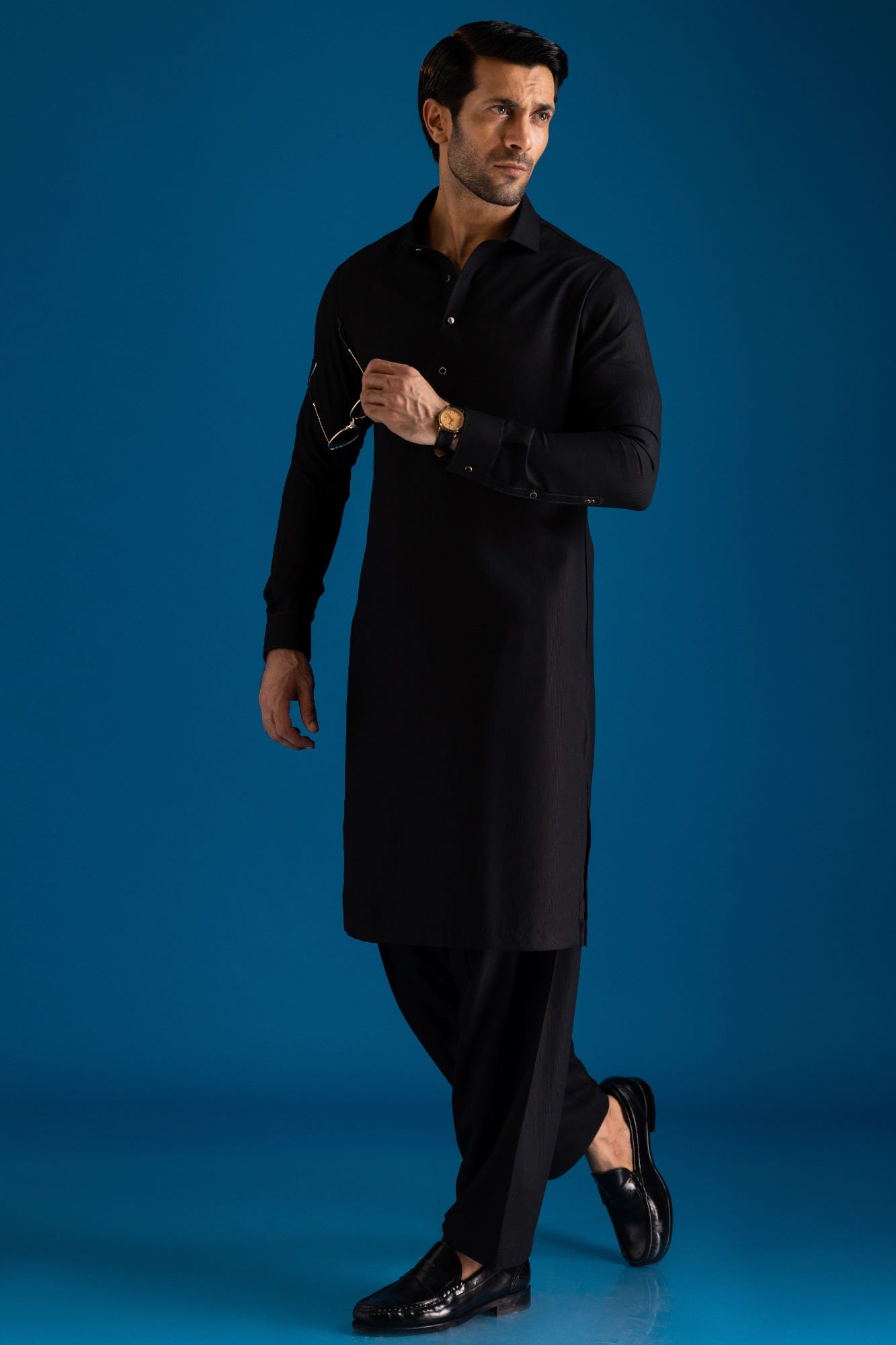 istanbul-black-blended-kameez-shalwar