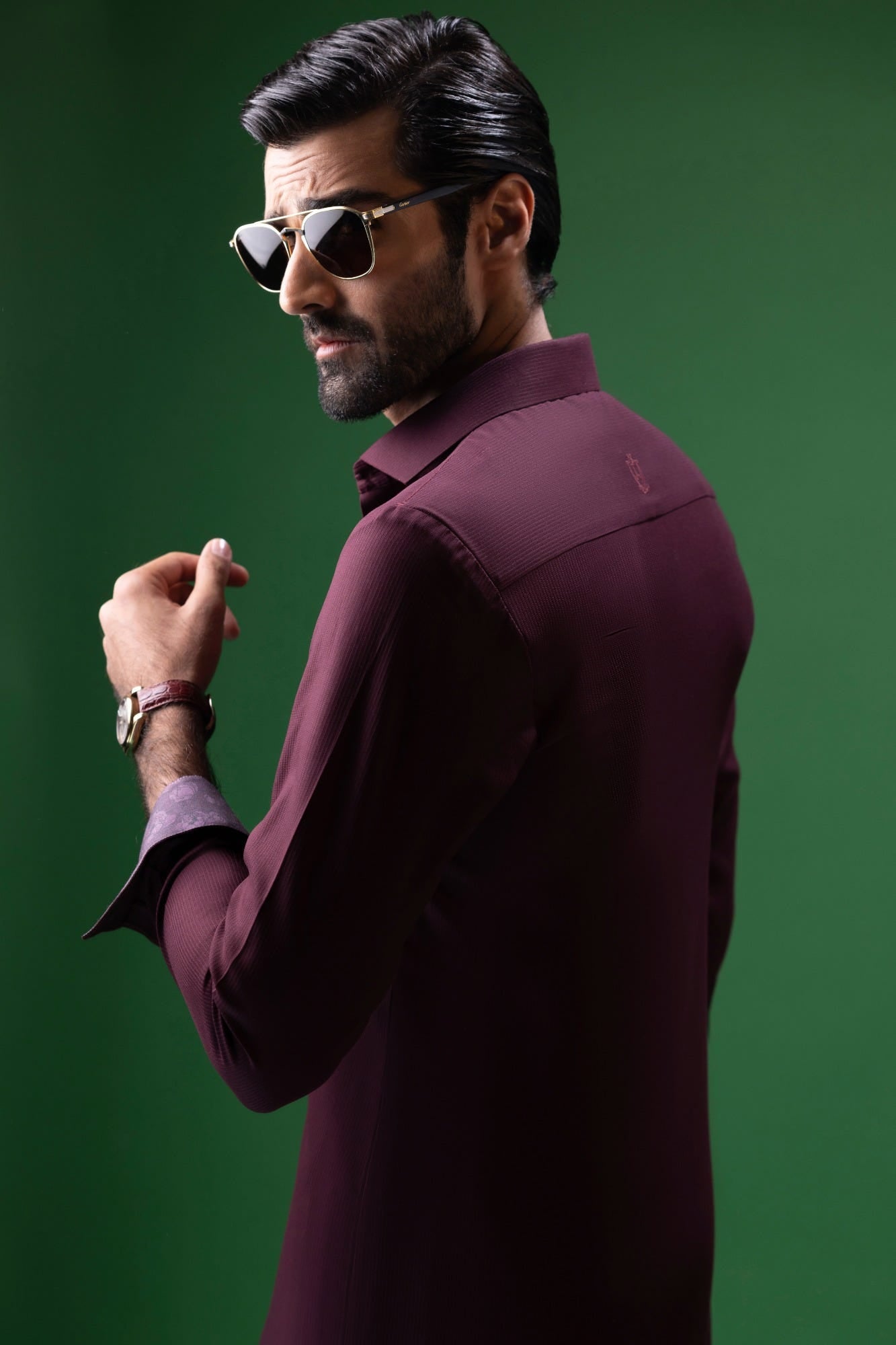 istanbul-burgundy-blended-kameez-shalwar