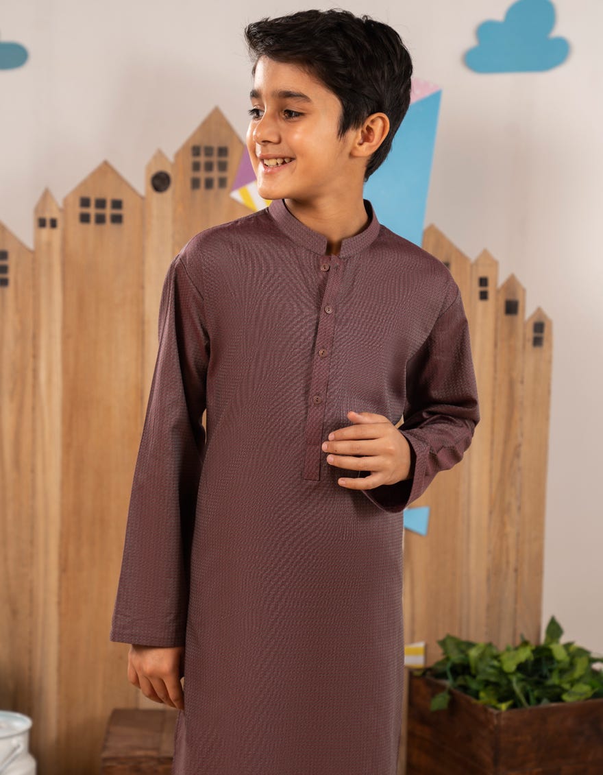 MAROON COTTON KURTA