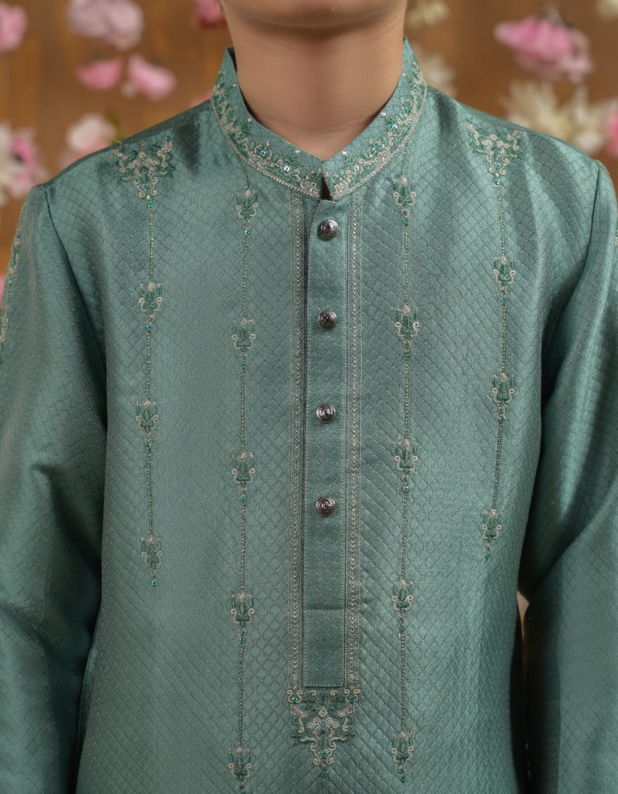 AQUA GREEN SPECIAL KURTA | JCK-SP-A-48124