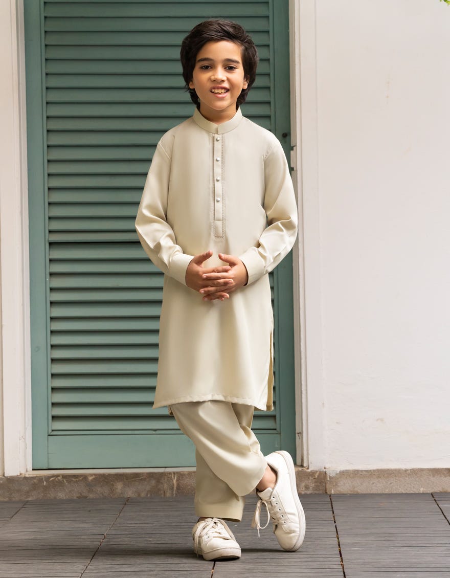 PISTACHIO BLENDED KAMEEZ SHALWAR | JCKS-A-90510