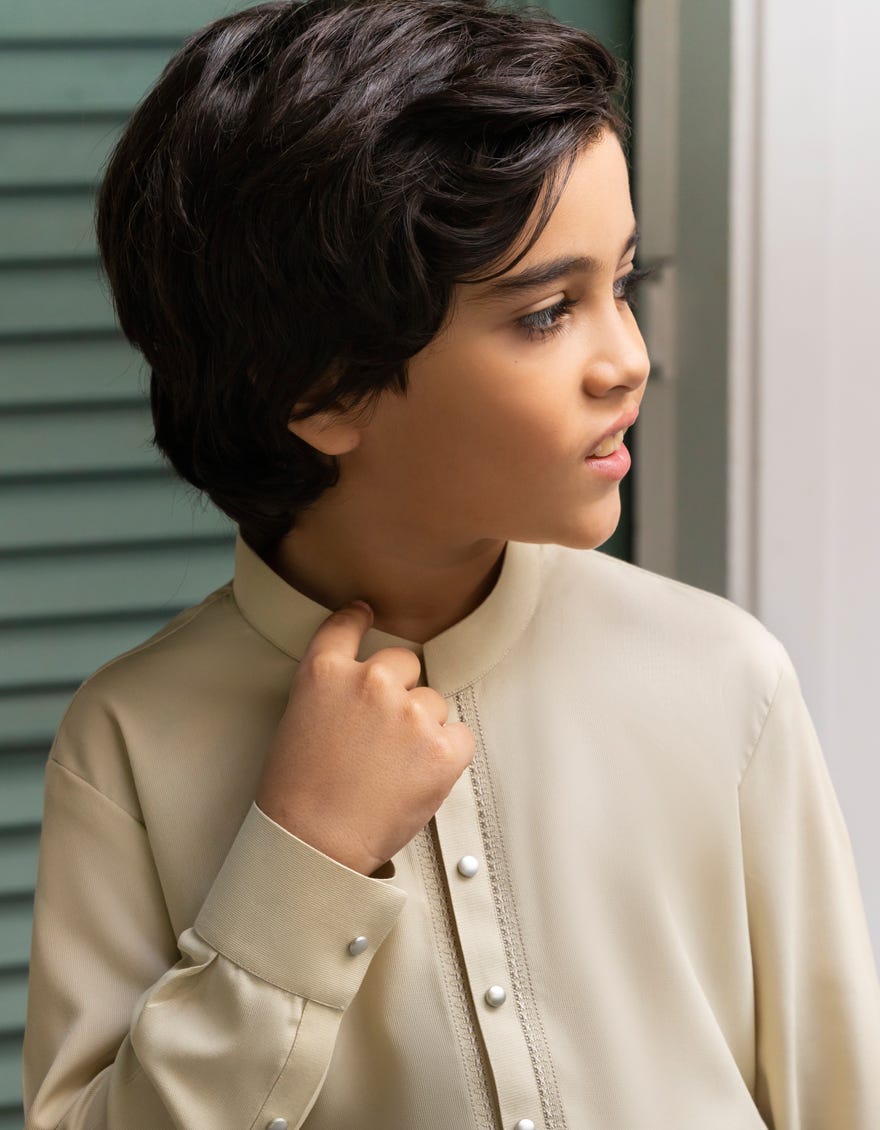 PISTACHIO BLENDED KAMEEZ SHALWAR | JCKS-A-90510