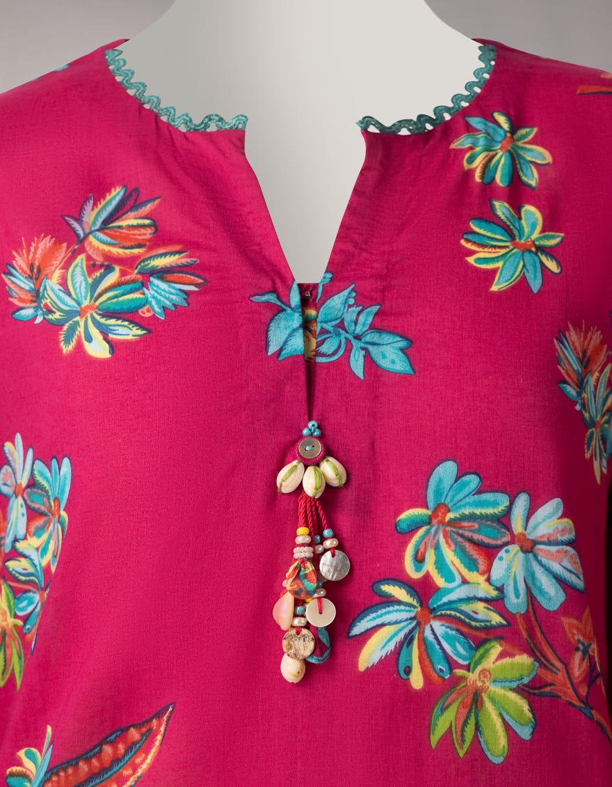 MULTICOLOR LAWN PRINTED UNSTITCHED 2PC