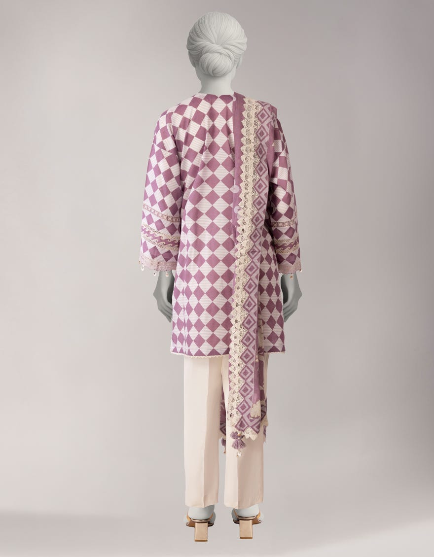 MULTICOLOR LAWN EMBROIDERED WOMEN UNSTITCHED 2PC