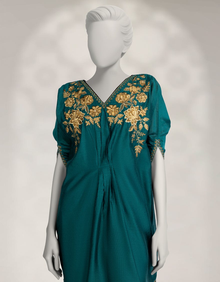 green-cotton-embroidered-kurti-jfs25226s