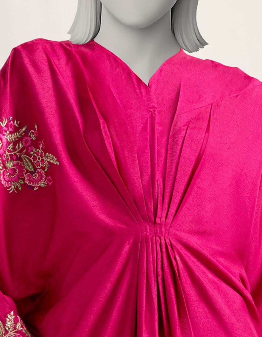 pink-embroidered-raw-silk-kurti-jfs25234s