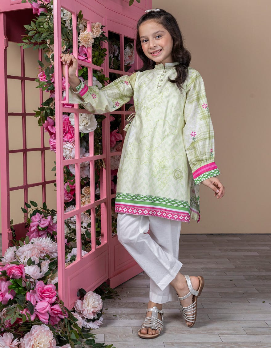 Green Lawn Kurti | Jglk-S-24-2526